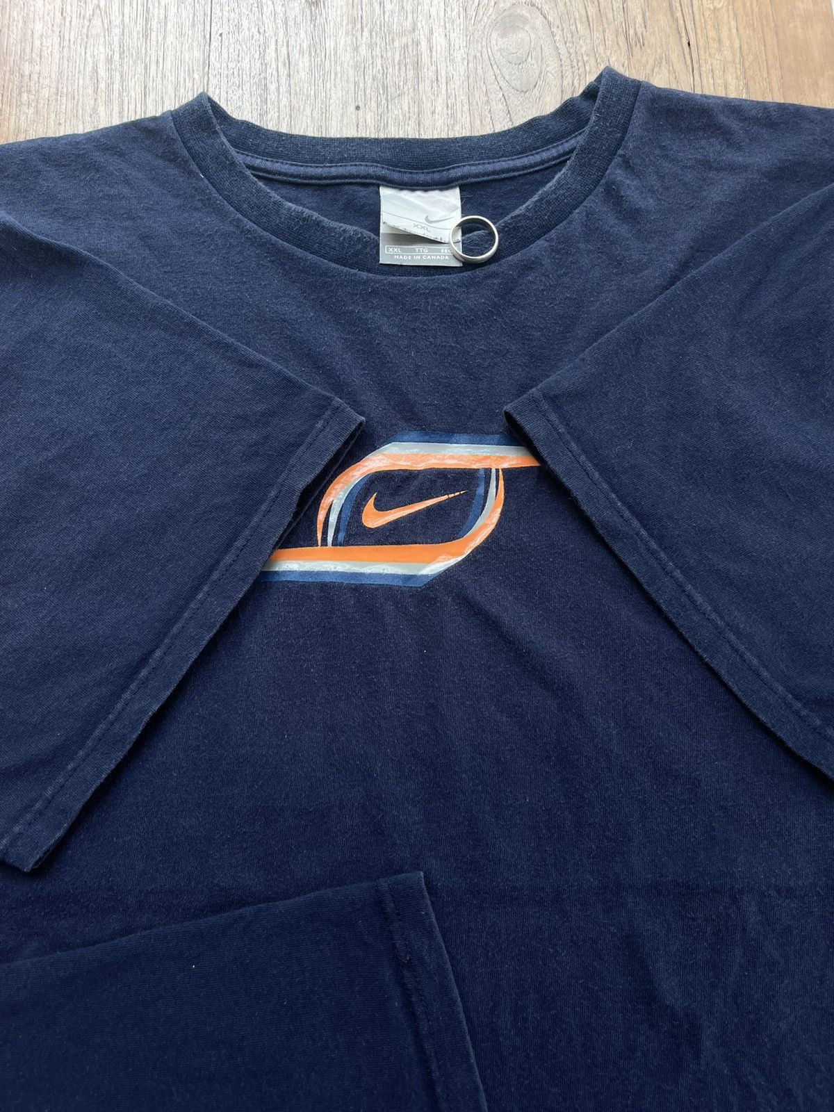 Nike × Vintage Vintage NIKE SWOOSH Center ( 2yk ) Collection 00’s T-shirt Size US XXL / EU 58 / 5 - 6 Thumbnail