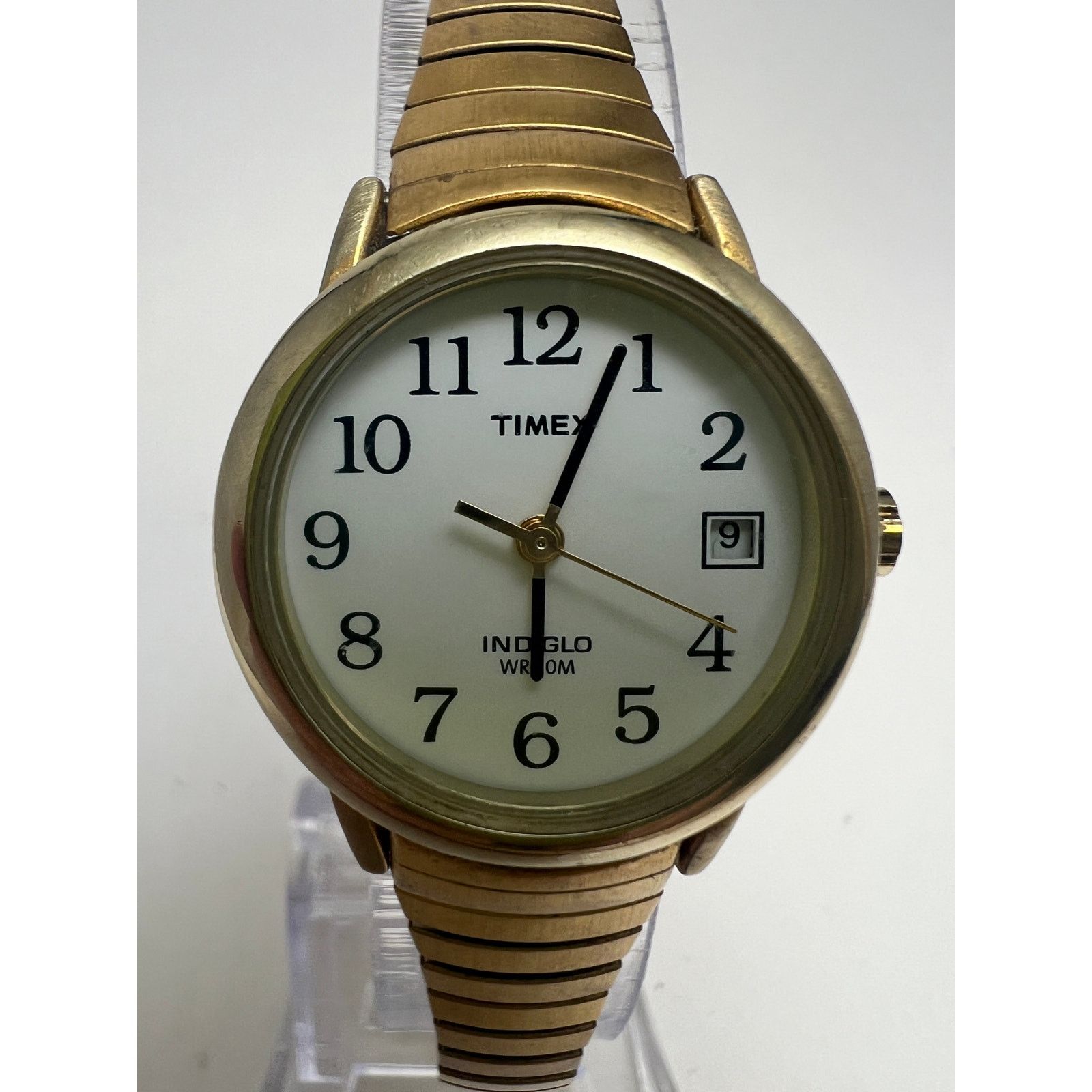 Timex Timex ladies Indiglo gold tone calendar wristwatch Size ONE SIZE - 2 Thumbnail