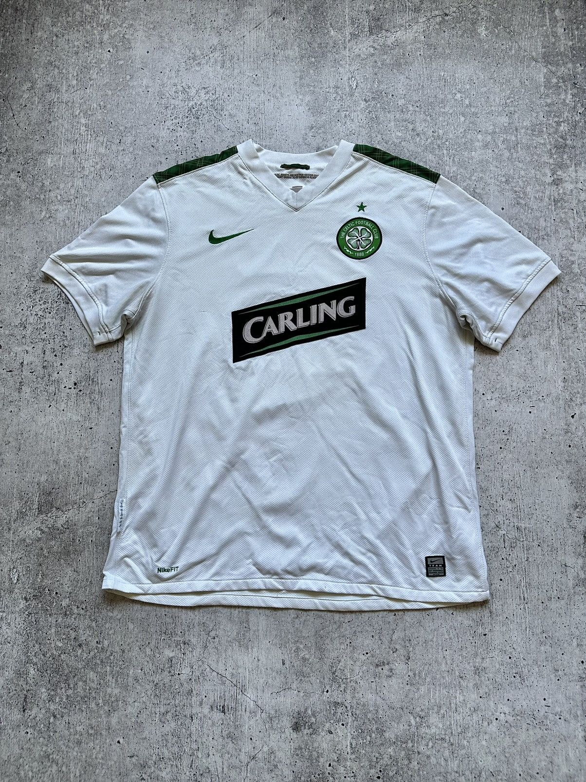 Nike 2009/10 Nike Celtic Vintage Third Kit Soccer Jersey Size US L / EU 52-54 / 3 - 1 Thumbnail
