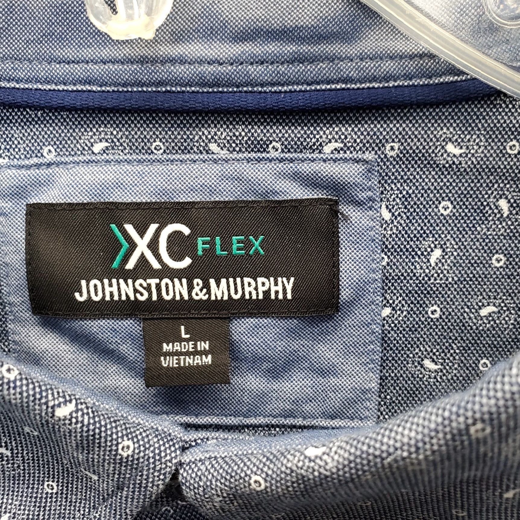 Johnston & Murphy Johnston & Murphy Shirt Mens Large Multicolor Short Sleeve Collared Button Up Size US L / EU 52-54 / 3 - 6 Thumbnail