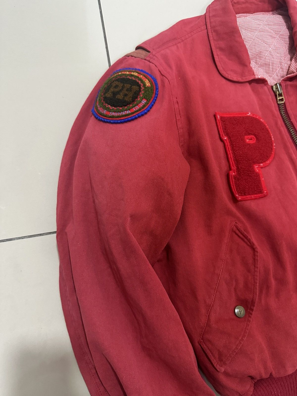 Japanese Brand × Pink House Vintage Pink House MA-1 Bomber Jacket Design Group Pinkhouse Size US M / EU 48-50 / 2 - 4 Thumbnail