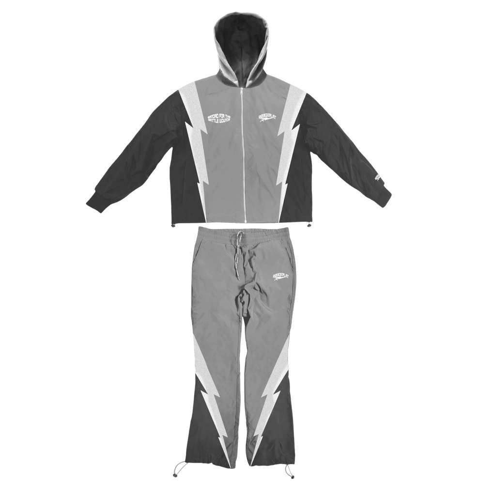 Other Rough Play 'Bolt' Water Resistance Grey Sweatsuit Size US S / EU 44-46 / 1 - 3 Thumbnail