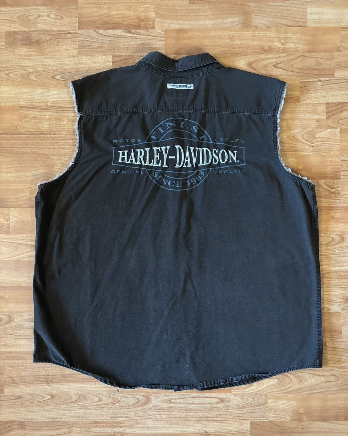 Harley Davidson Harley Davidson Sz 3xl black button up shirt vintage Size US XXL / EU 58 / 5 - 1 Thumbnail