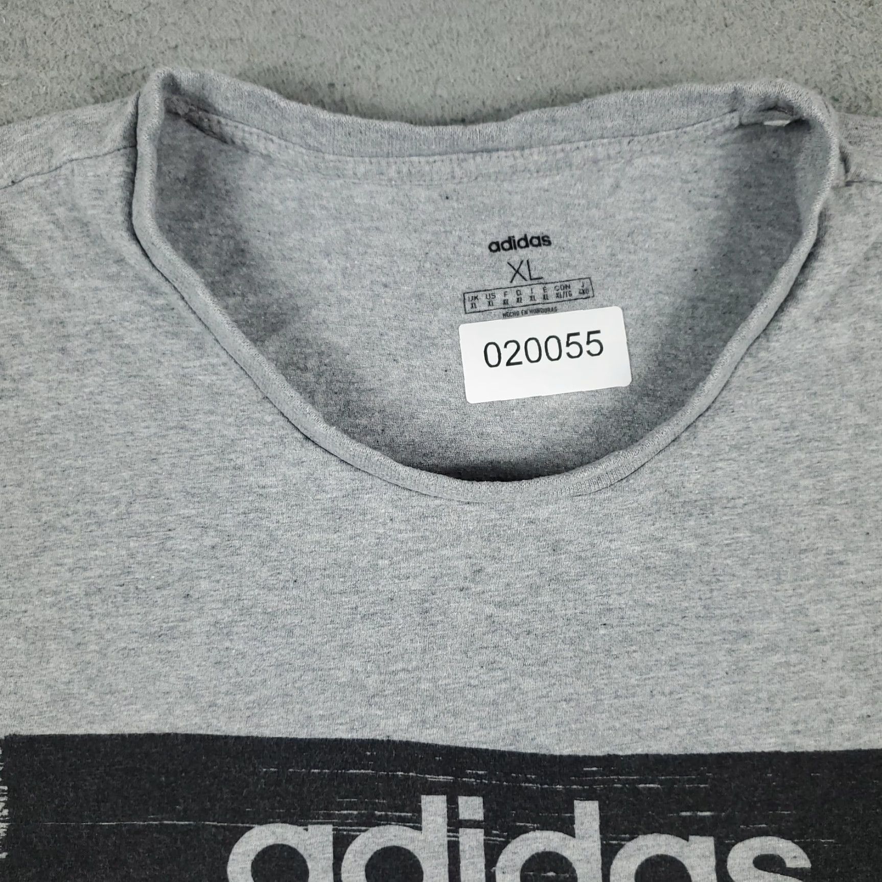 Adidas Adidas T Shirt Mens XL Gray Casual Short Sleeve Adult Size US XL / EU 56 / 4 - 3 Thumbnail