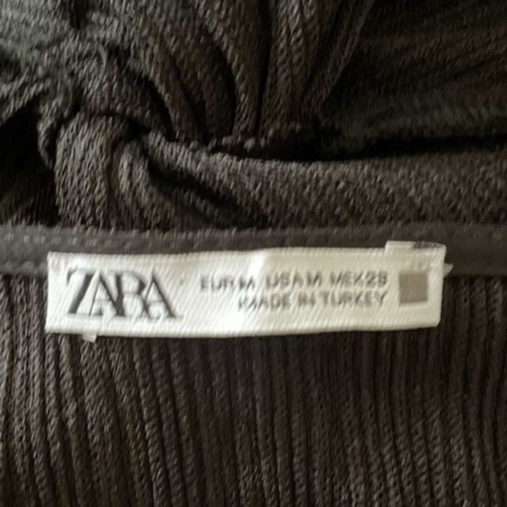 Zara Zara Women's Black Twisted V-Neck Blouse Size Medium Size M / US 6-8 / IT 42-44 - 8 Thumbnail