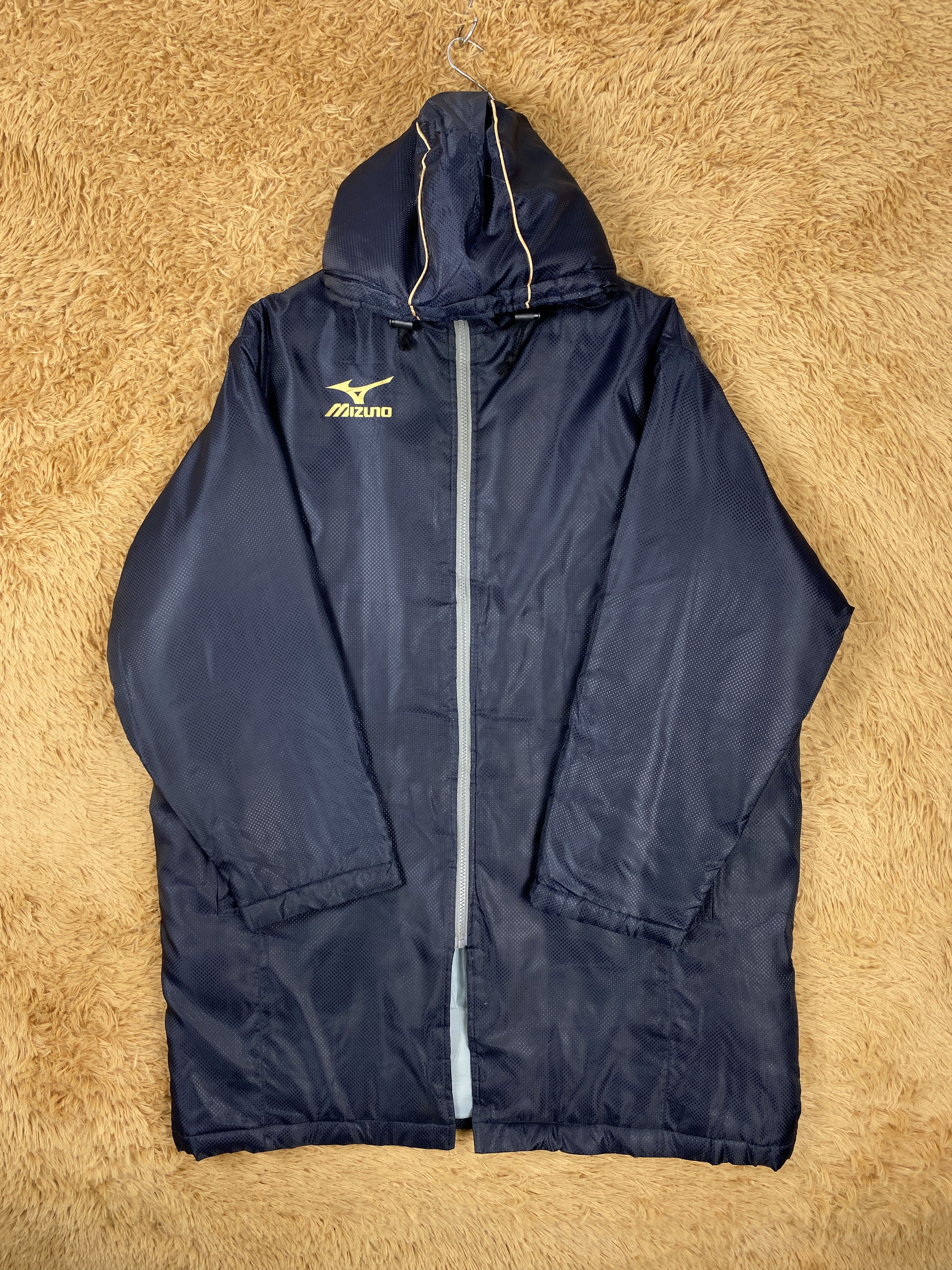 Mizuno Vintage Mizuno Hoodie Long Jacket J2142 Size US L / EU 52-54 / 3 - 4 Thumbnail