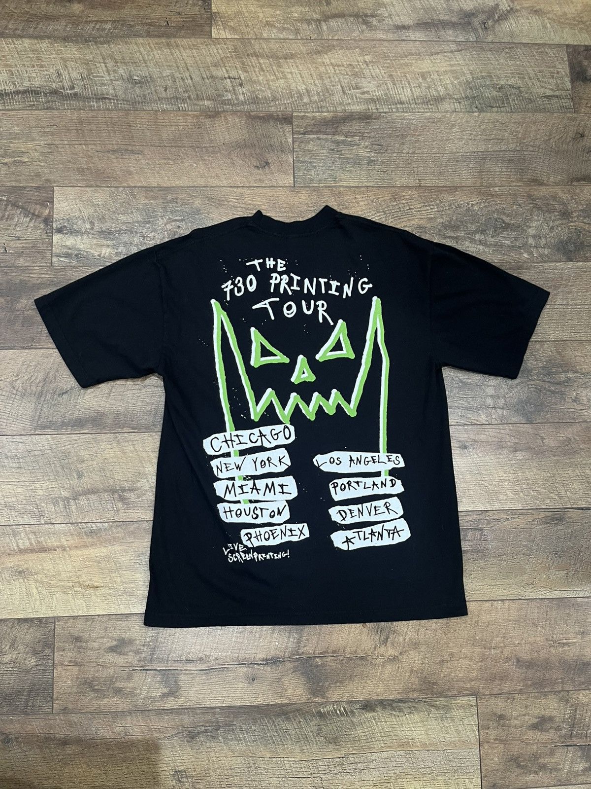 Asspizza RARE 730 Printing Tour Tee Shirt 2024 Black (Large) NEW Size US L / EU 52-54 / 3 - 1 Thumbnail