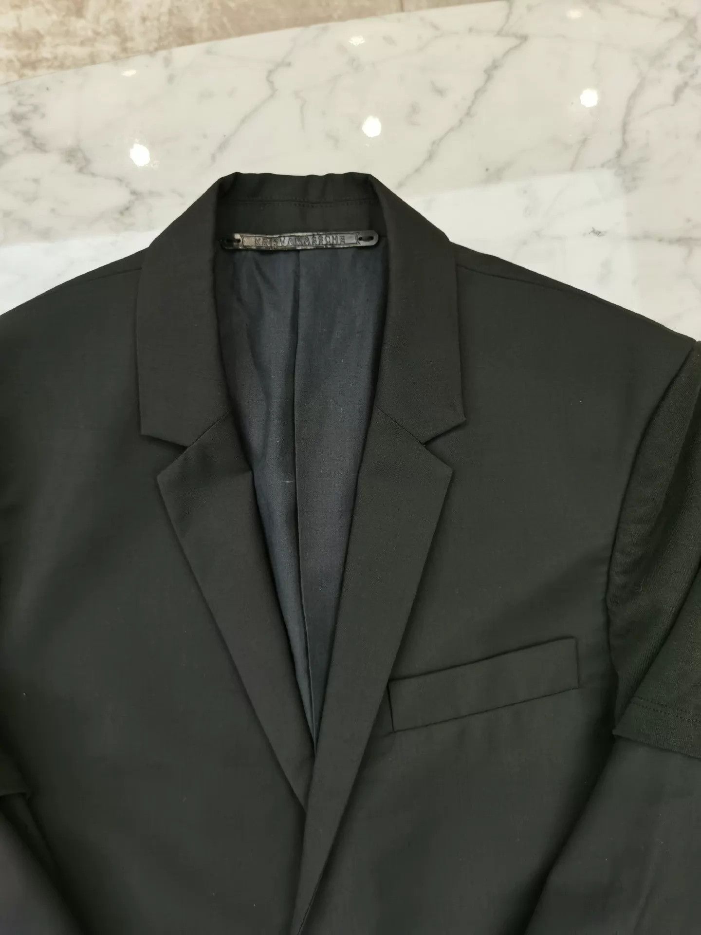 Other krisvanassche black design suit jacket ex-Dior 48 Size 48R - 9 Thumbnail