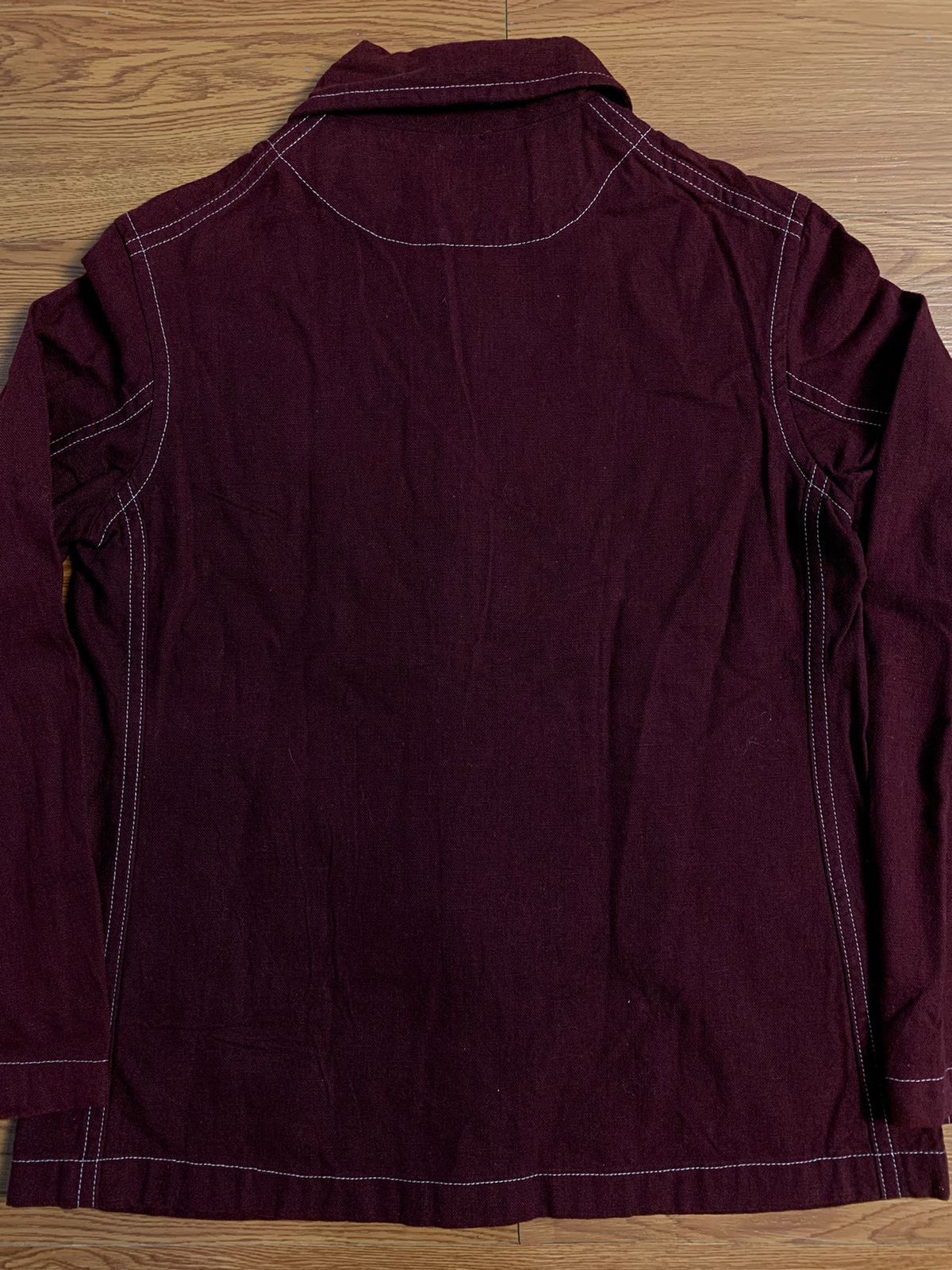 Yohji Yamamoto Yohji Yamamoto Contrast Stich Work Jacket Size US M / EU 48-50 / 2 - 7 Thumbnail
