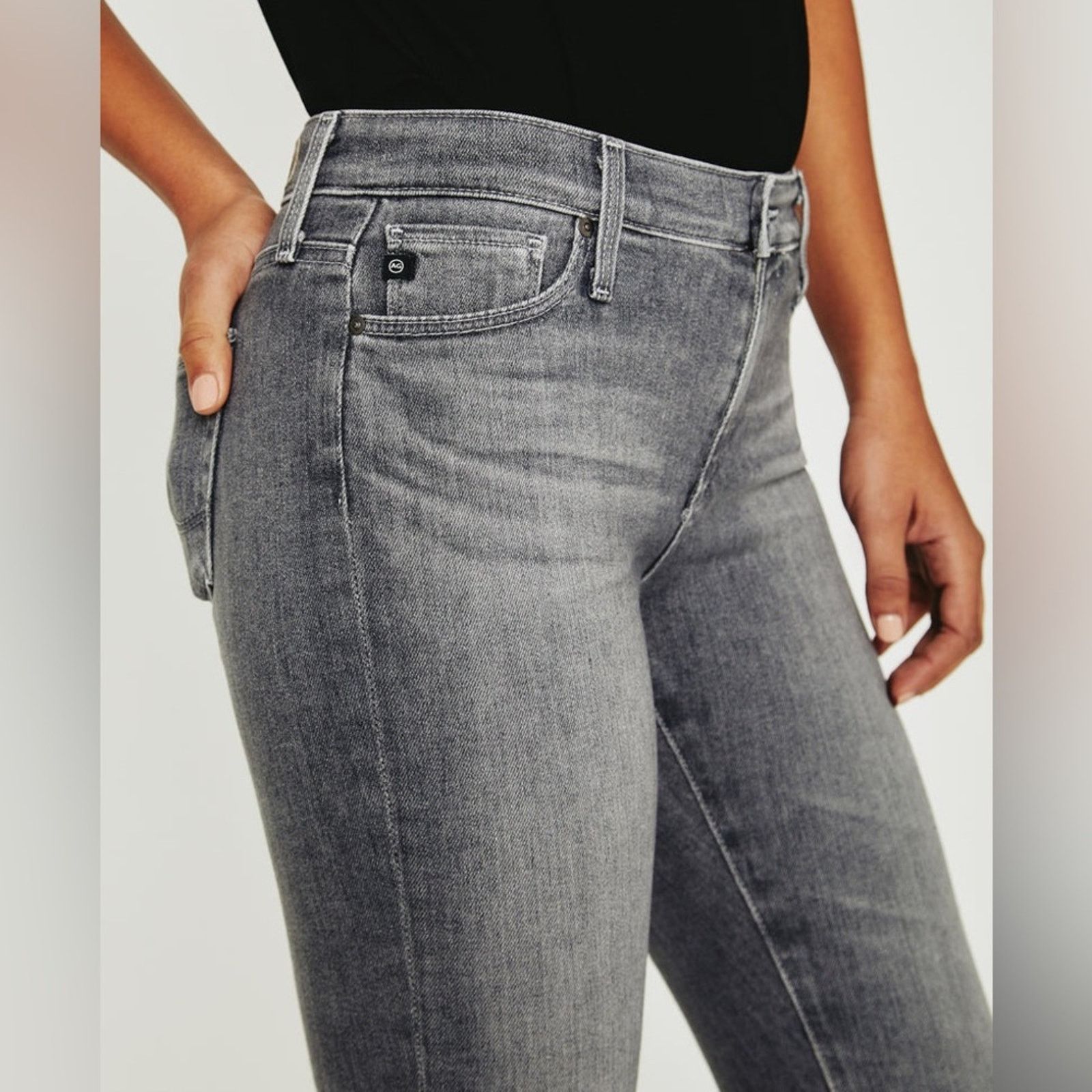 AG Adriano Goldschmied Adriano Goldschmied Farrah Ankle Jeans Size 30" / US 8 / IT 44 - 1 Thumbnail