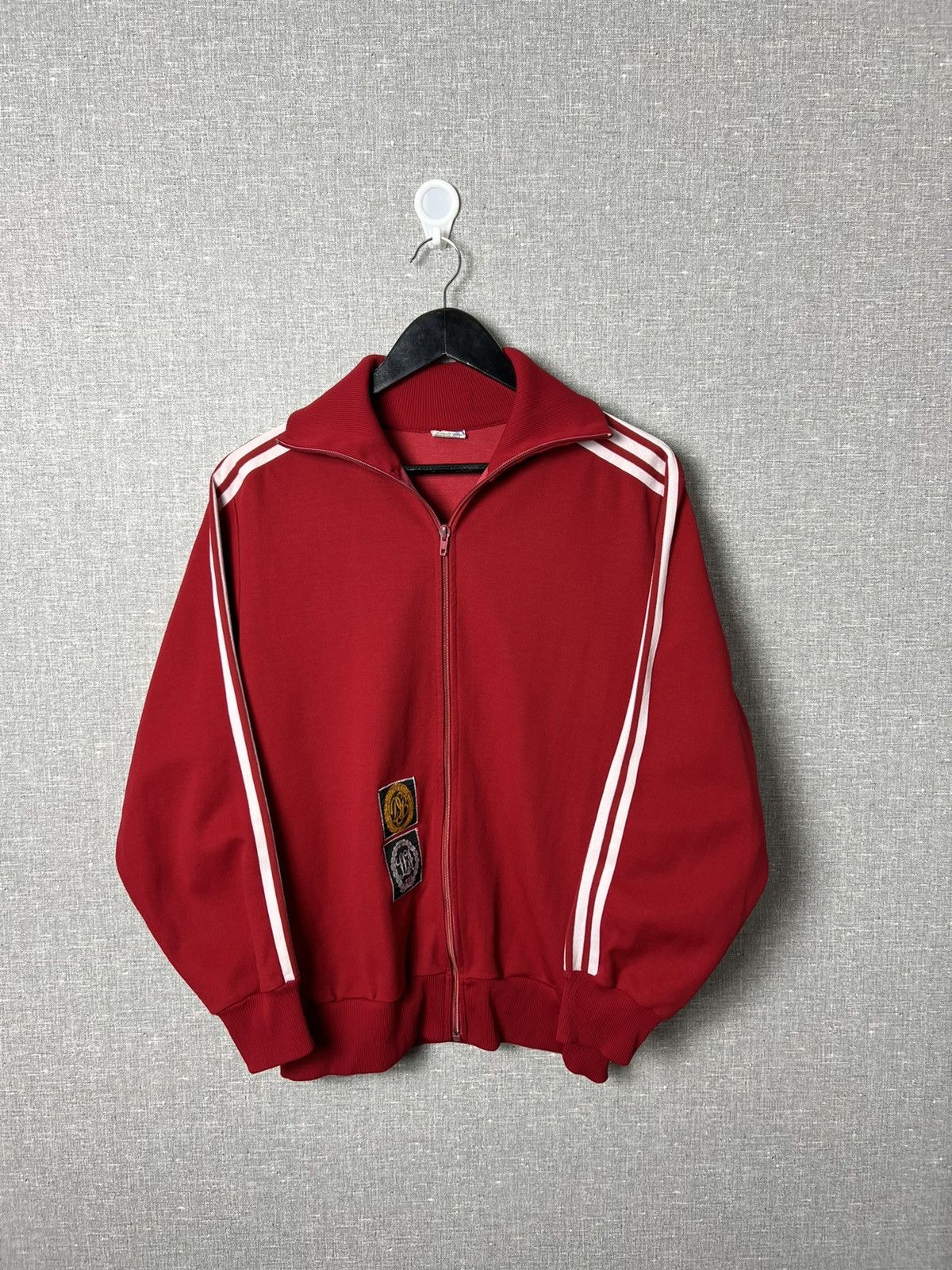 Adidas × Vintage 70s Adidas 3 Stripes Track Top Jacket Made in 