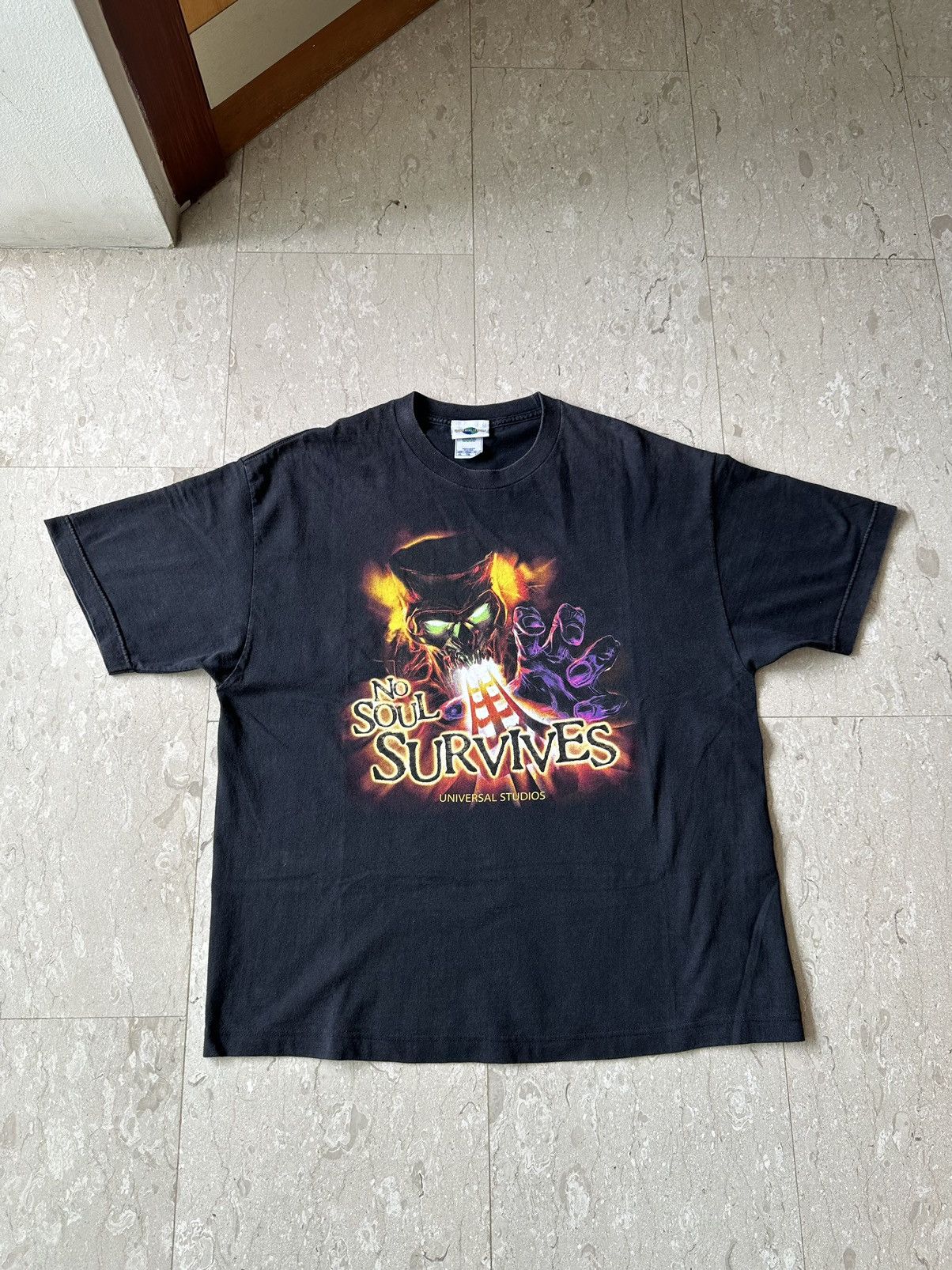 Universal Studios × Vintage Vintage Revenge Of The Mummy Universal Studios Promo Shirt Size US XL / EU 56 / 4 - 1 Thumbnail
