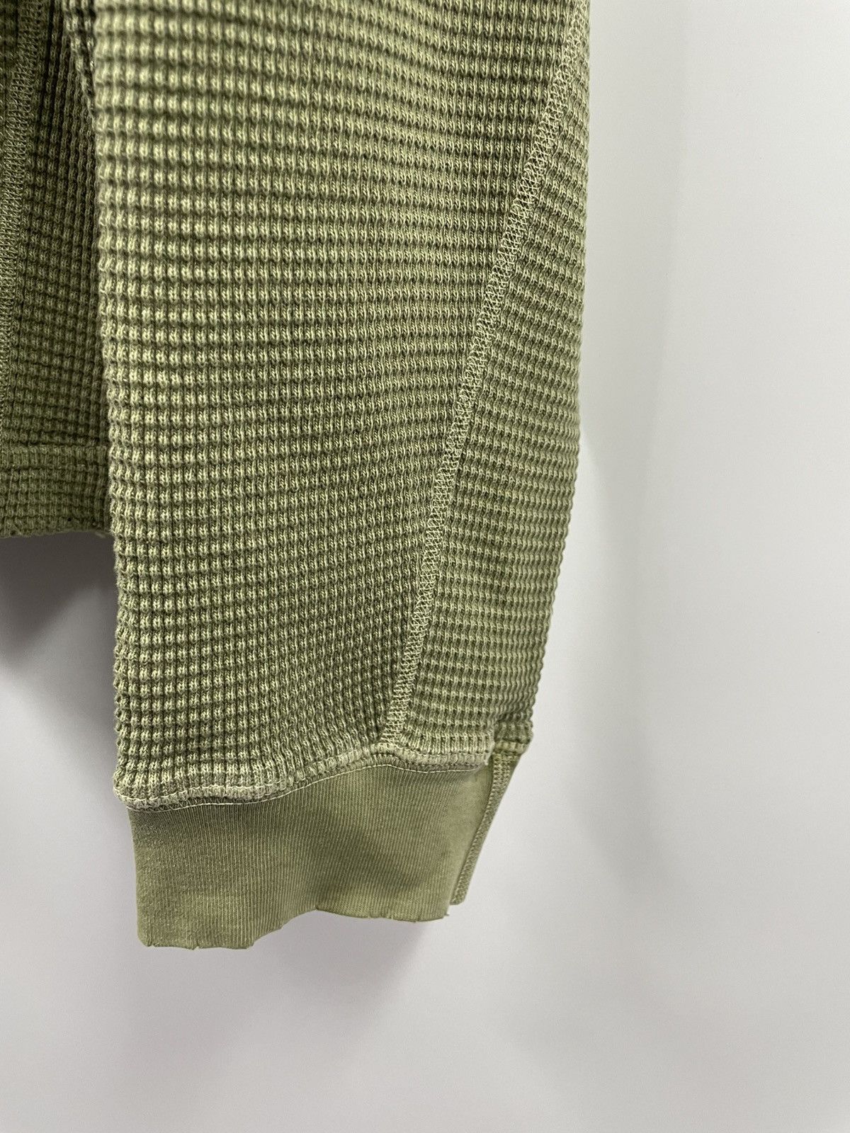 John Elliott John Elliott Folsom Thermal Crew Vintage Uniform Green Shirt Size US XXL / EU 58 / 5 - 6 Thumbnail