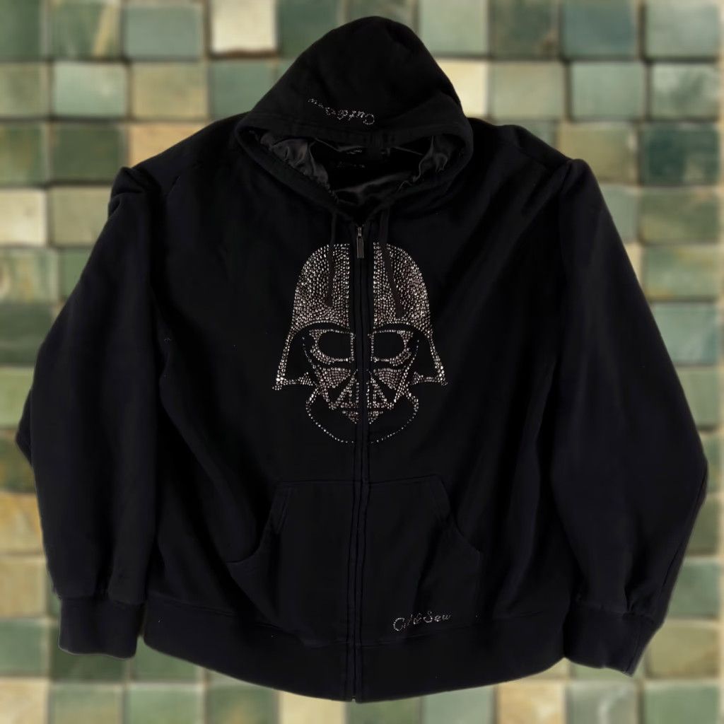 Marcs Marc Ecko Darth Vader Star Wars Full Zip Hoodie Jacket Black Mens 3XL Hooded Zip Sweatshirt Size US XXL / EU 58 / 5 - 1 Thumbnail