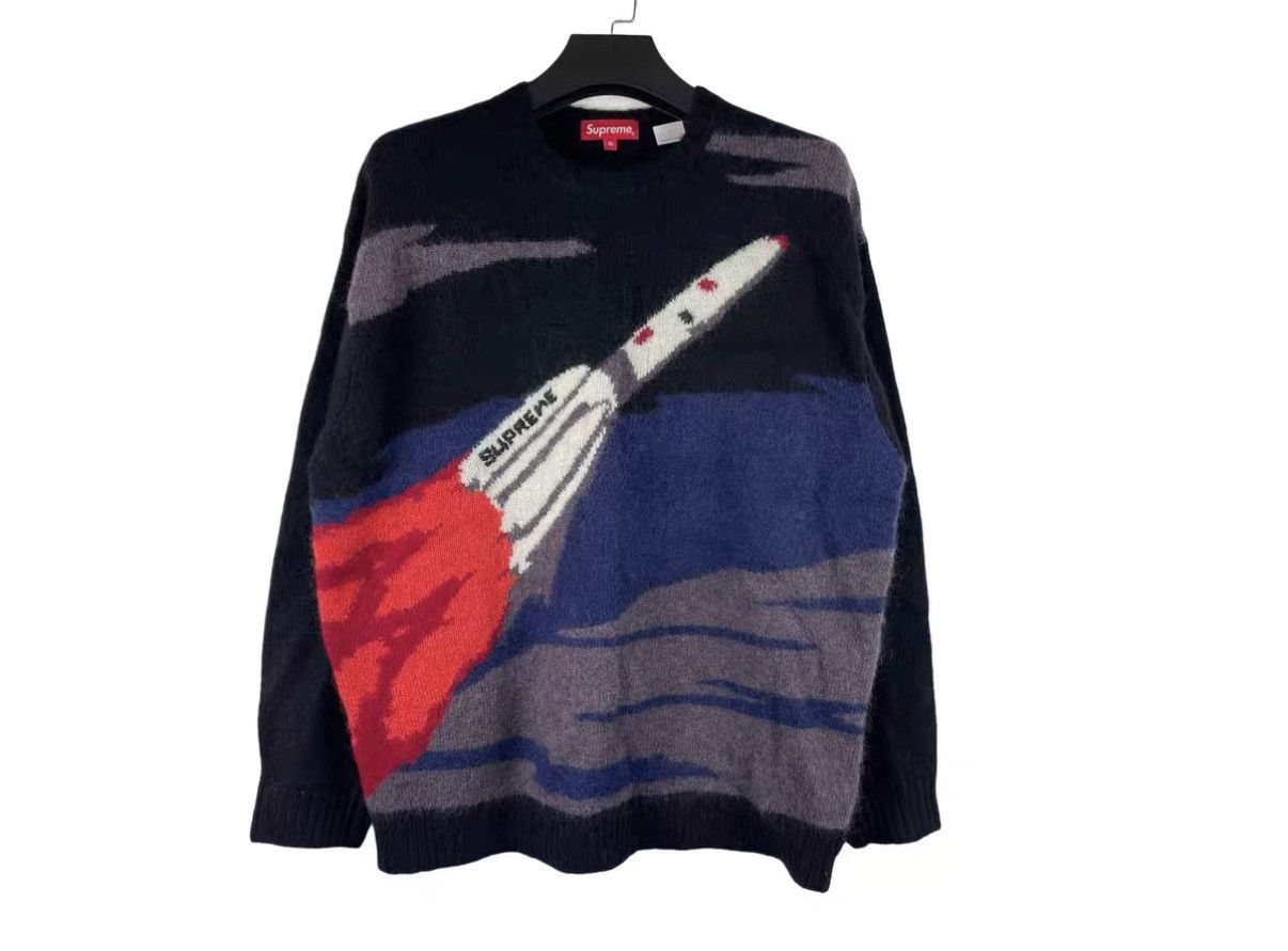 Supreme Supreme FW22 Week 11 Rocket Sweater J31 Size US XL / EU 56 / 4 - 1 Thumbnail