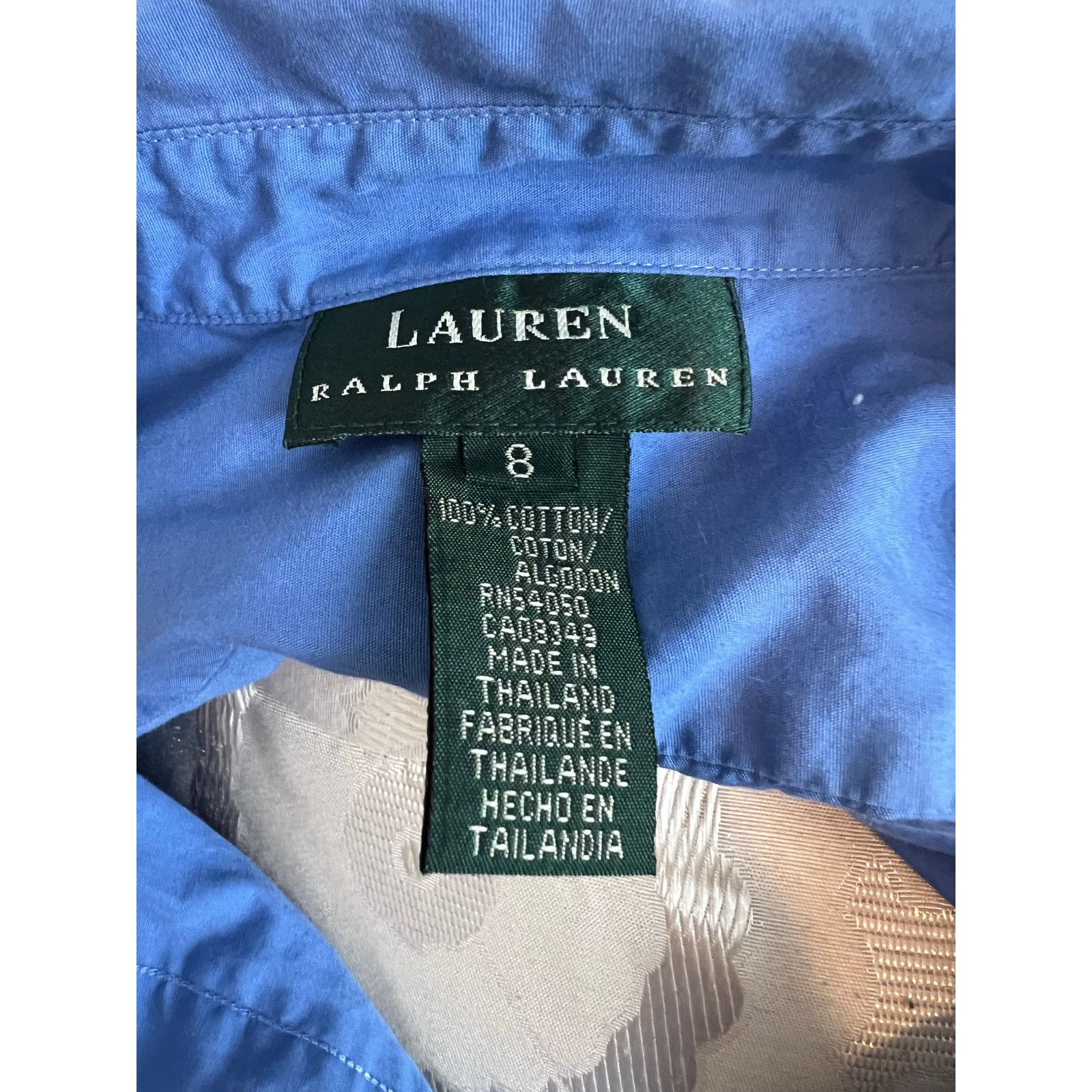 Lauren Ralph Lauren Lauren Ralph Lauren Classic Long Sleeve Button Up Size 8 Size M / US 6-8 / IT 42-44 - 7 Thumbnail