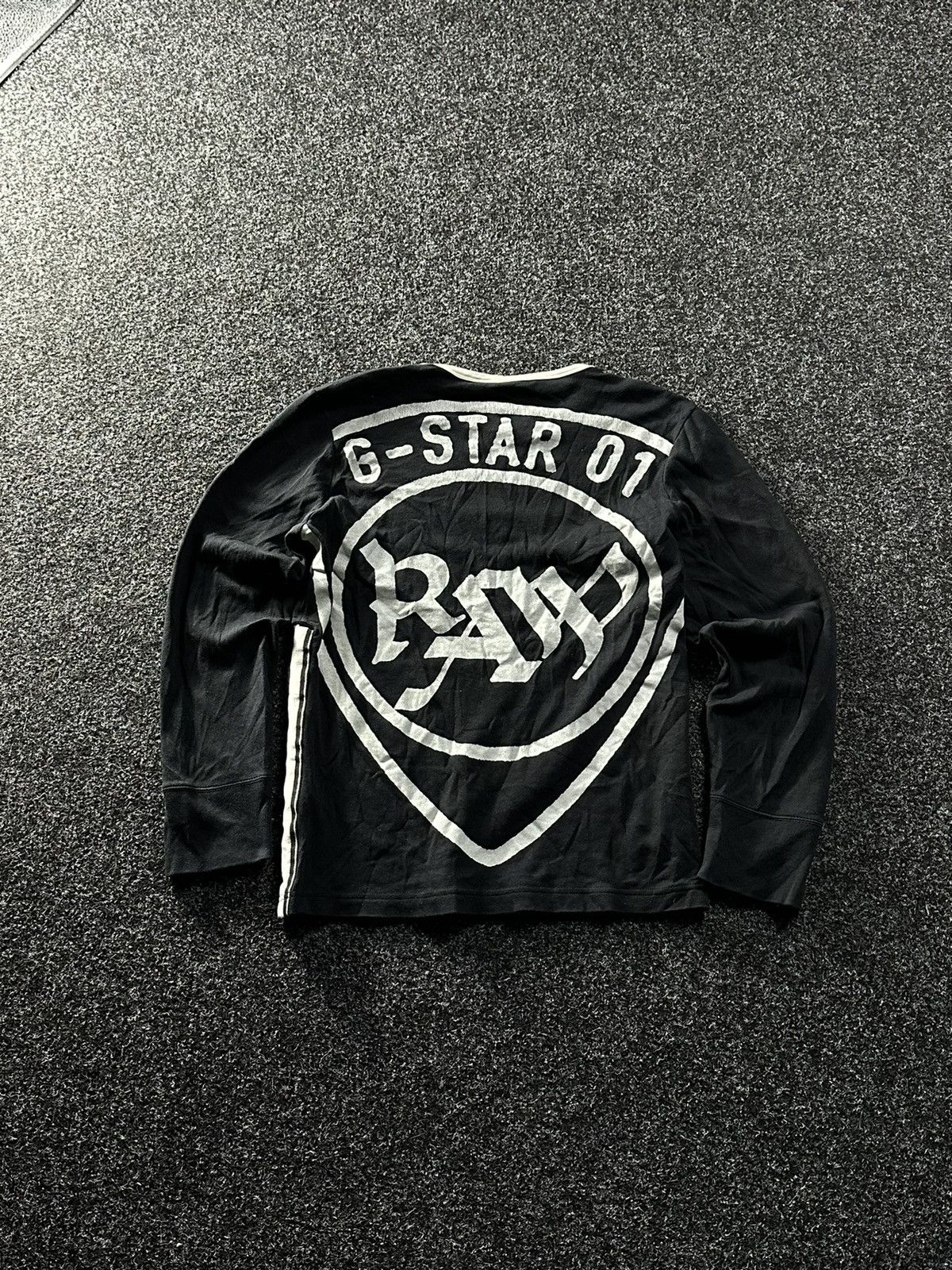 G-Star 🚨VINTAGE BIG LOGO G STAR RAW LONGSLEEVE T SHIRT RARE Size US L / EU 52-54 / 3 - 1 Thumbnail