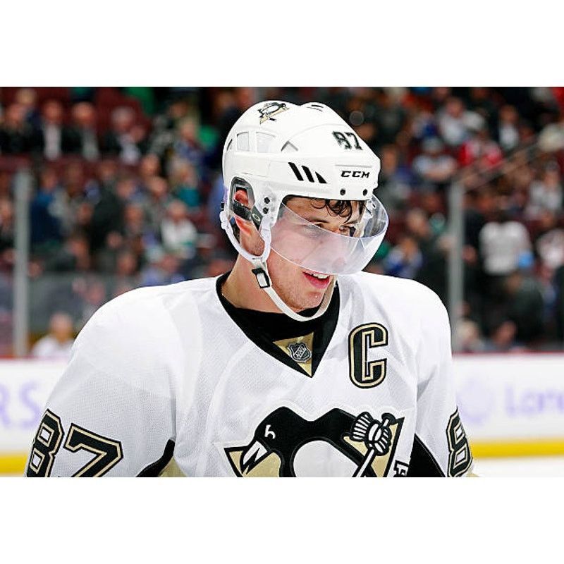 Ccm × NHL CROSBY 87 Pittsburgh Penguins 2000s RBK T-shirt M blk gold Size US M / EU 48-50 / 2 - 4 Thumbnail