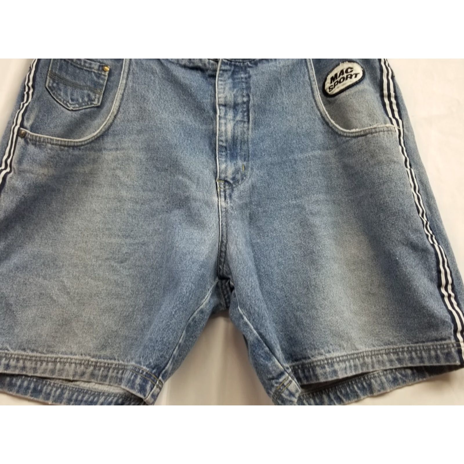Vintage VINTAGE Mac Sport Jean Shorts Blue Denim Size Men's 46 Size US 30 / EU 46 - 2 Thumbnail