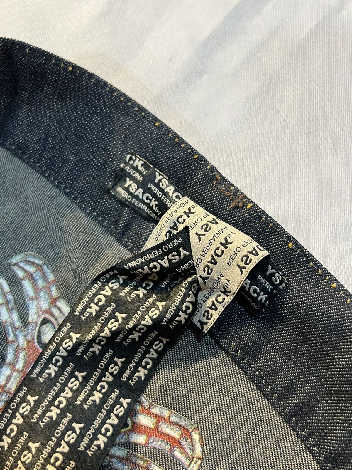 Other Ysack by PIERO FERRAGINA DESIGNER ITALY, DENIM JEANS Size US 33 - 12 Thumbnail