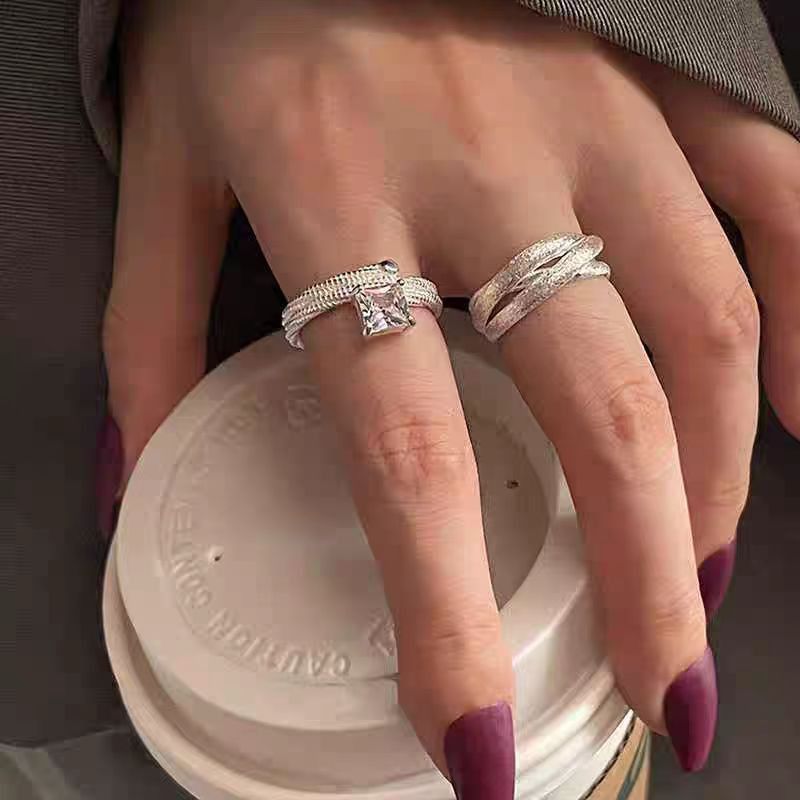 Jewelry New Design Jewelry Rings Open Size Chrome Ring (Size 7-13) Size ONE SIZE - 4 Thumbnail
