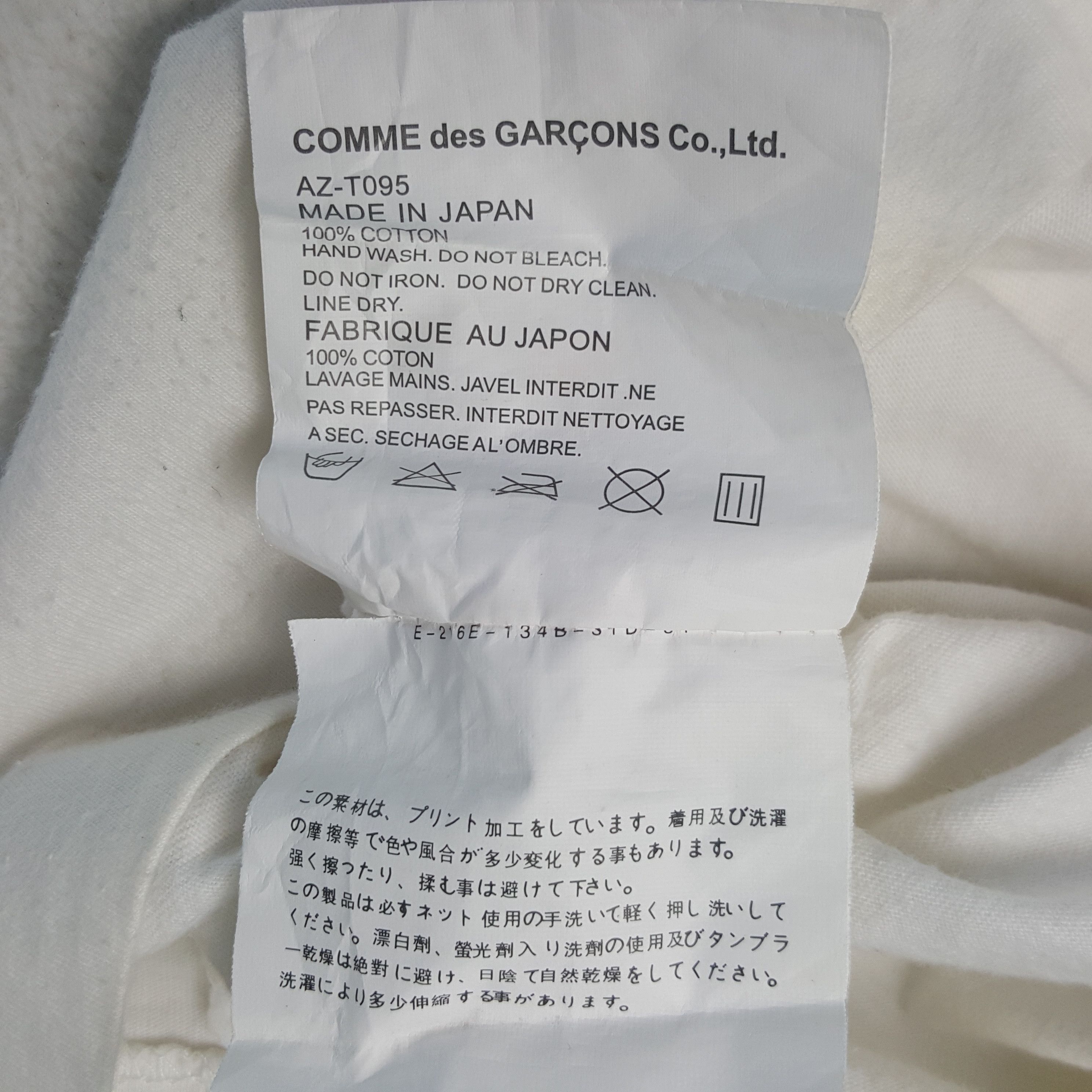Comme des Garcons PLAY × Japanese Brand × Vintage Vintage Comme des Garcons PLAY T-Shirt Size US M / EU 48-50 / 2 - 6 Thumbnail