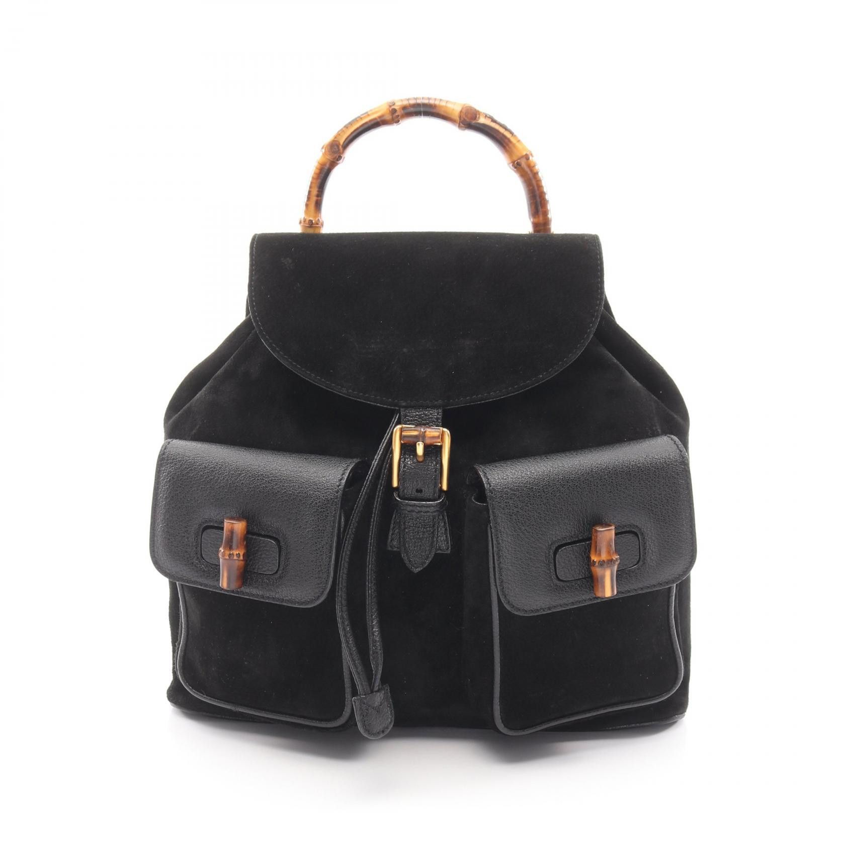 Gucci Gucci Gucci Suede Leather Backpack Leather Backpack 00320580016 DUTY FREE for USA Size ONE SIZE - 1 Thumbnail