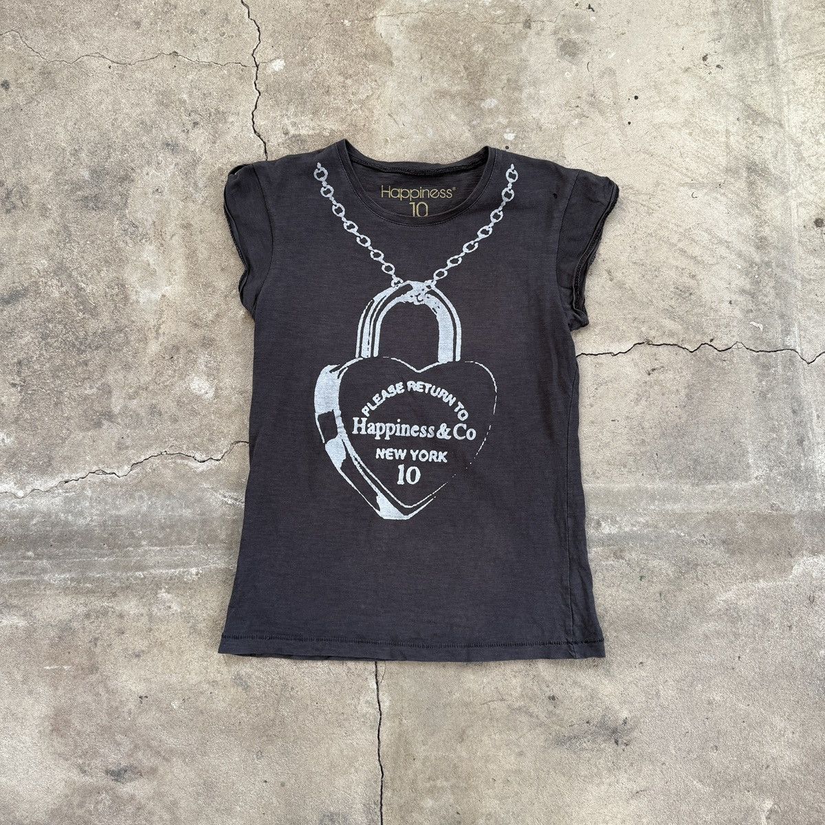 20471120 Happiness Gray Cotton Printed T-Shirt Size M / US 6-8 / IT 42-44 - 1 Thumbnail