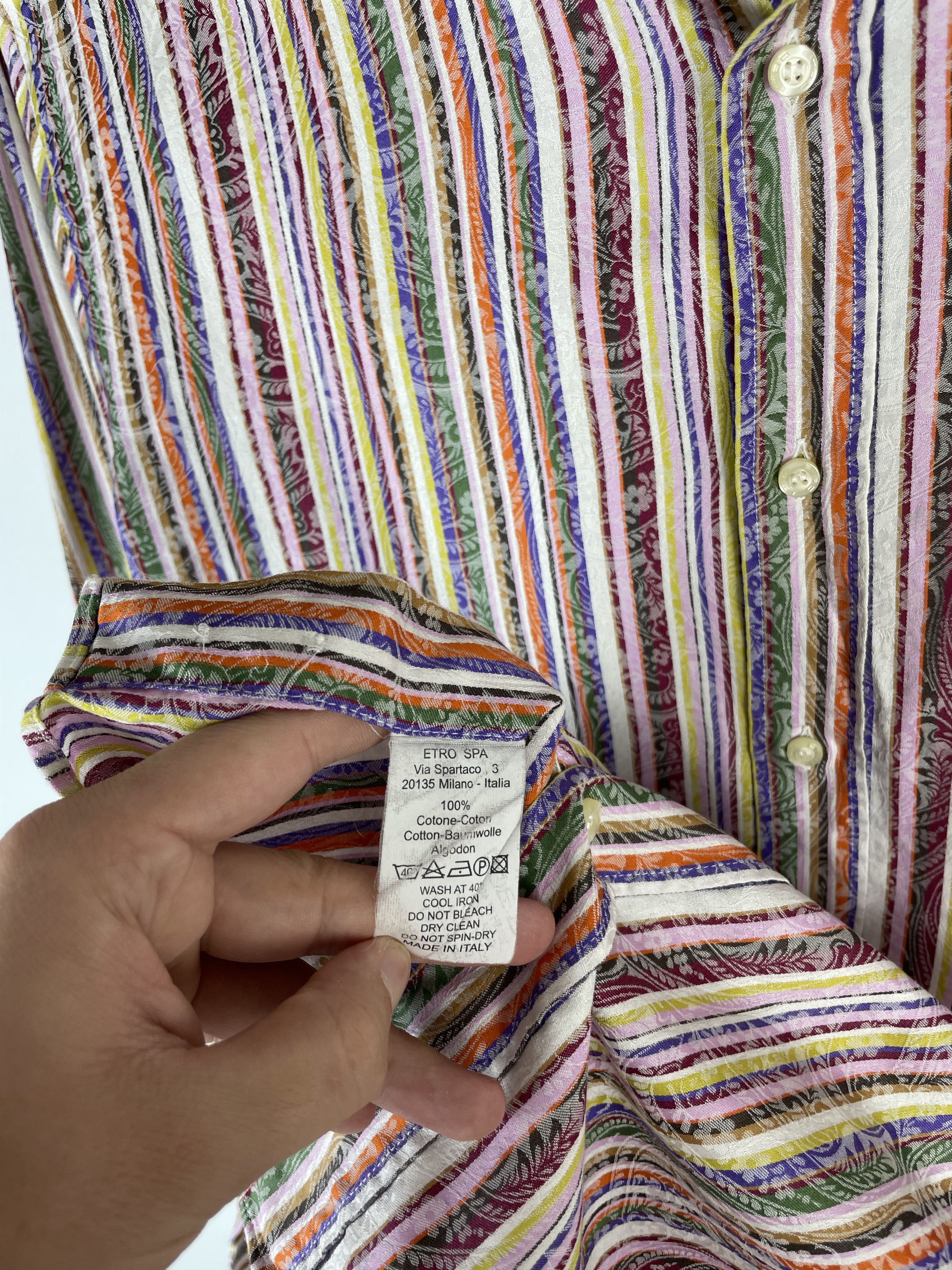 Etro Etro shirt button ups hype luxury Size US M / EU 48-50 / 2 - 7 Thumbnail