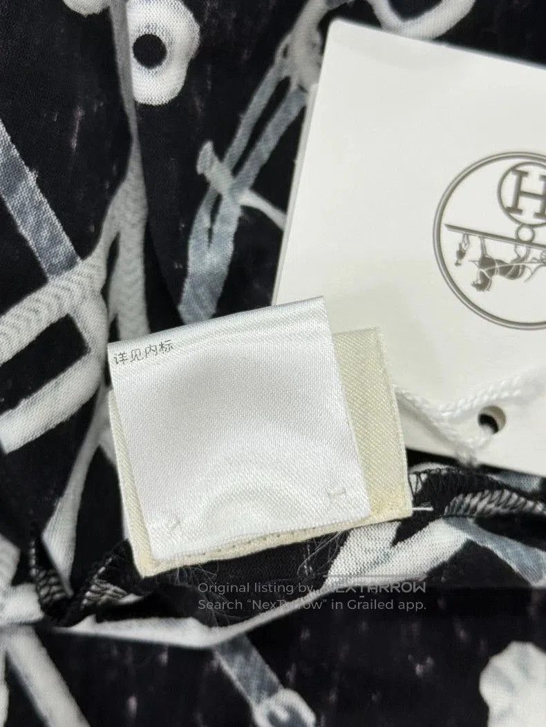 Hermes Hermes Black Chain Print Short-Sleeve T-Shirt. Size US M / EU 48-50 / 2 - 7 Thumbnail