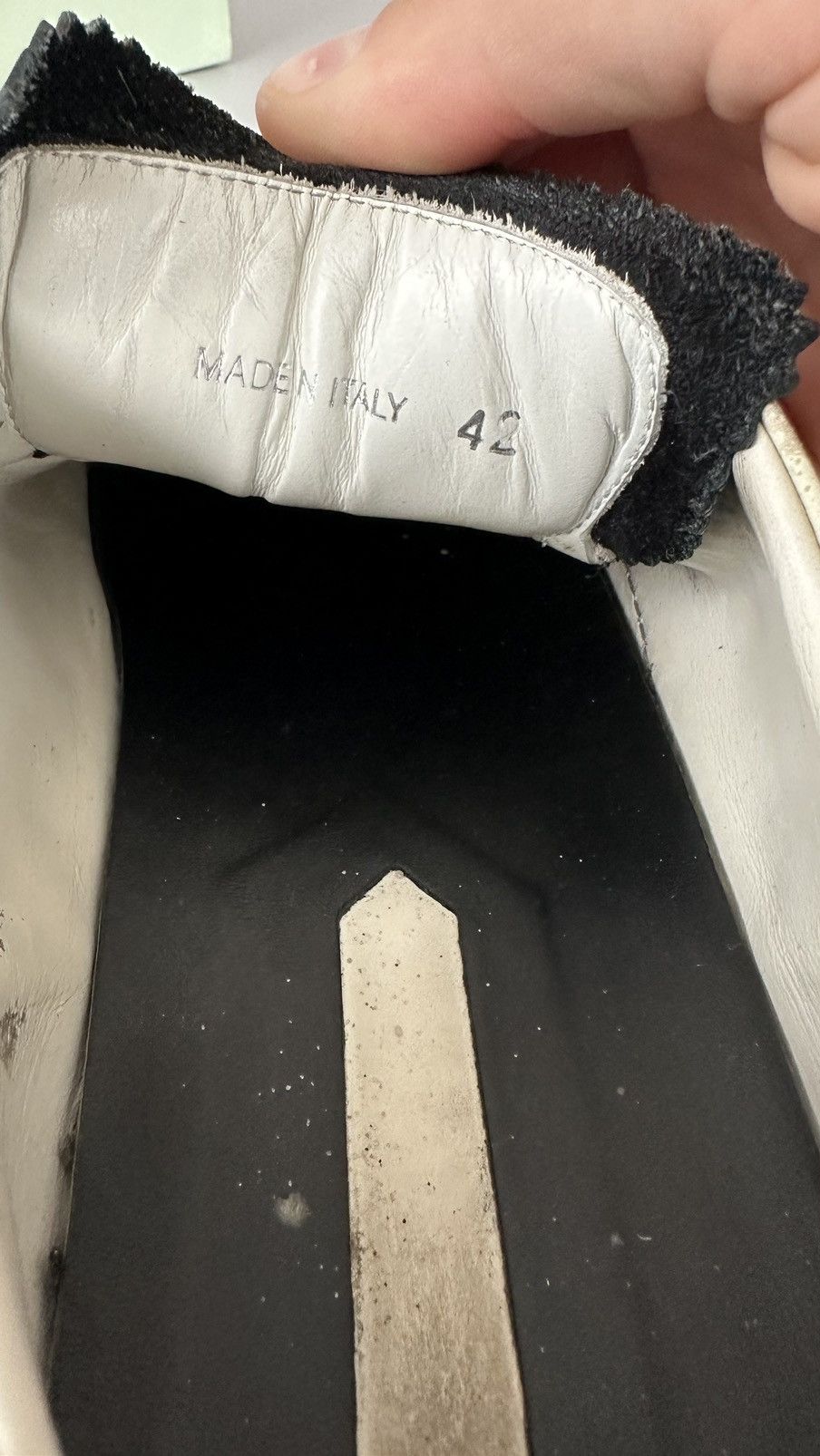Leather × Off-White Baskets Off-White Size US 9 / EU 42 - 5 Thumbnail