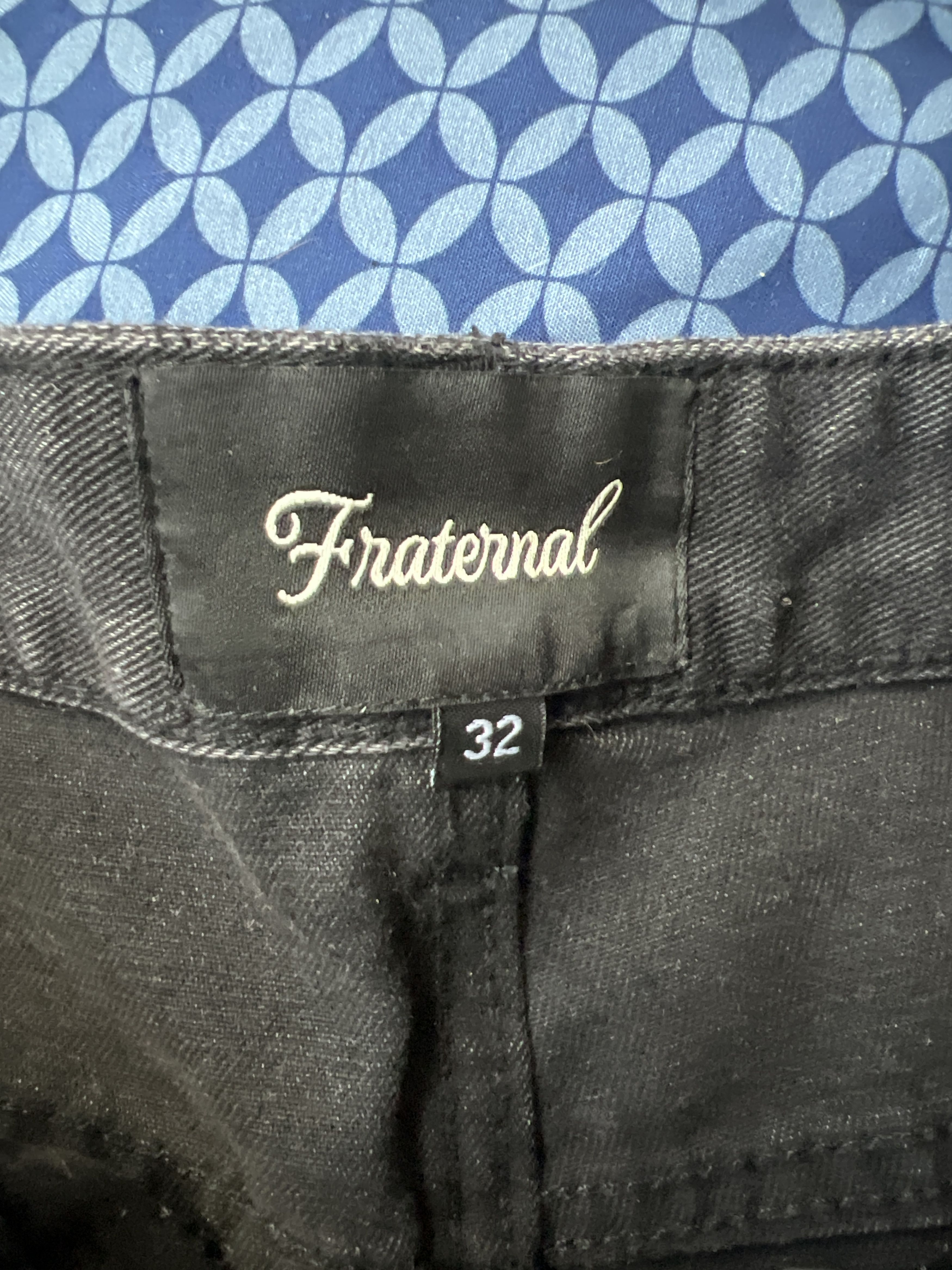 Other Fraternal Denim Shorts With Rhimestones Size US 32 / EU 48 - 3 Thumbnail