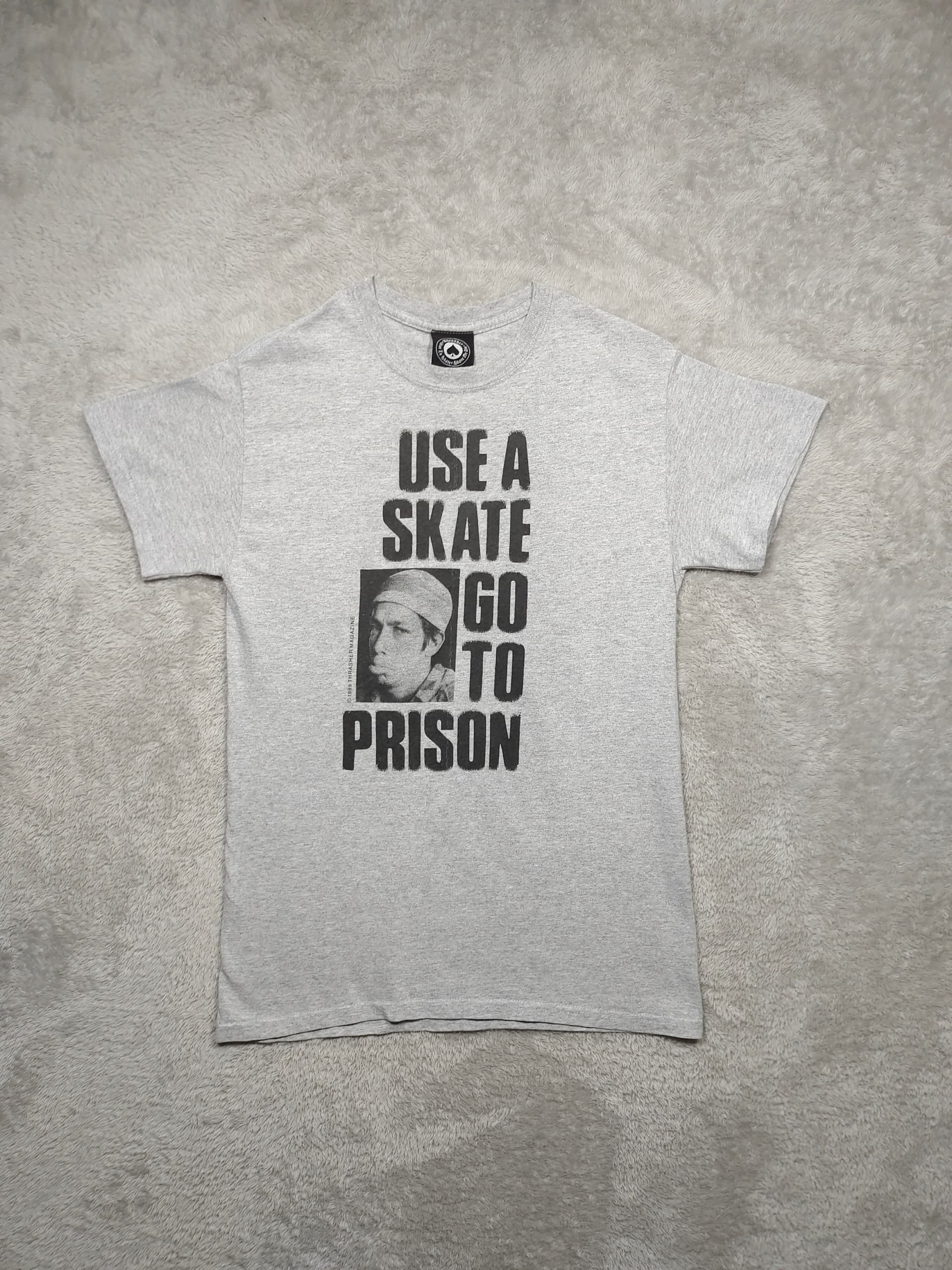 Girl Skateboards × Thrasher × Vintage VINTAGE Y2K TRASHER MARK GONZALES USE SKATE GO TO PRISON Size US S / EU 44-46 / 1 - 1 Thumbnail