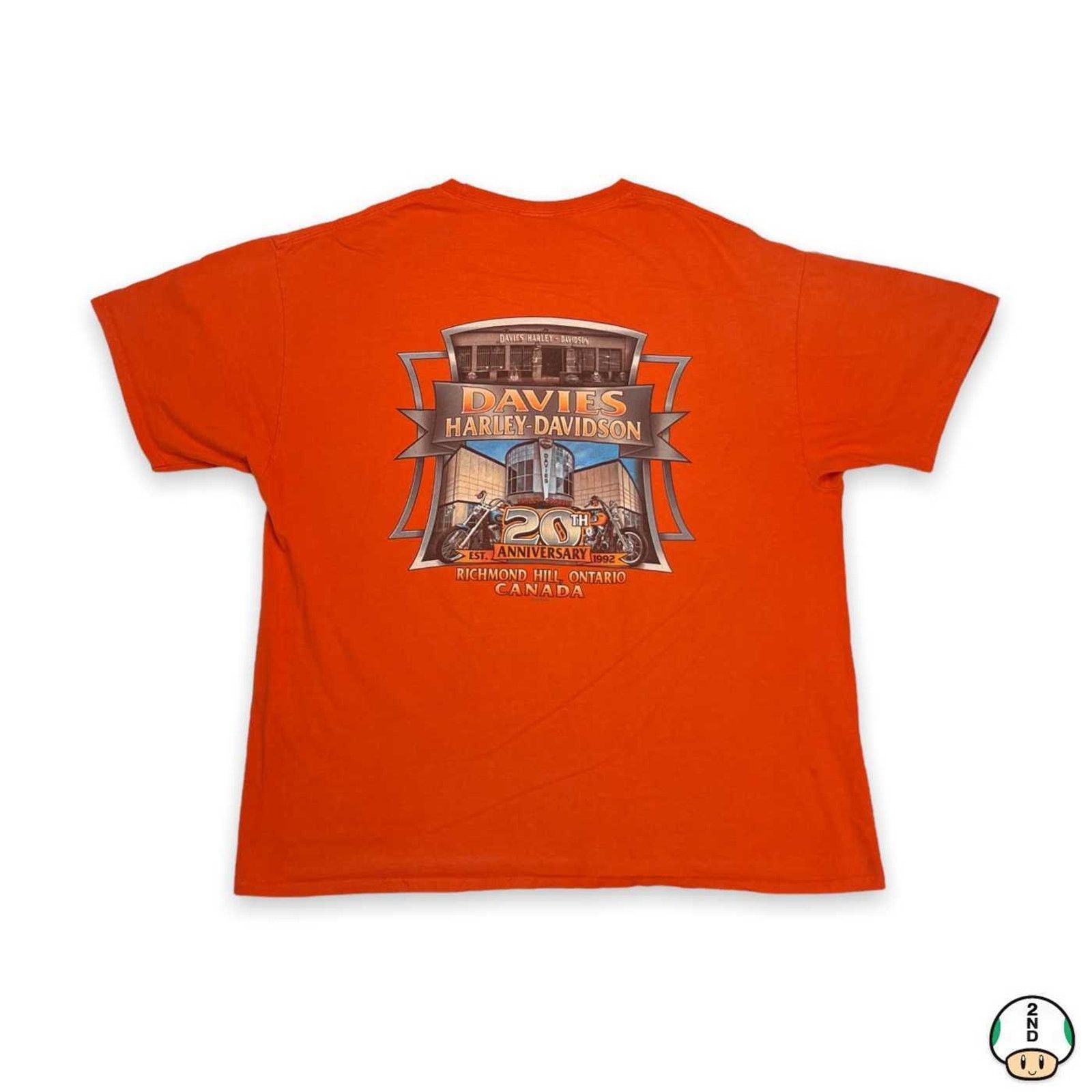Harley Davidson × Vintage 2013 Harley Davidson T Shirt 20th Anniversary Motorcycle Tee Size US XXL / EU 58 / 5 - 1 Thumbnail