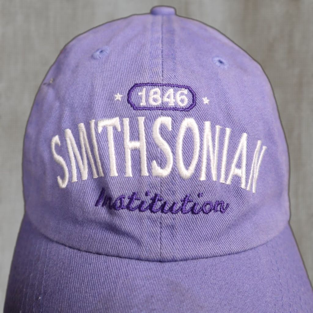 Vintage Smithsonian Institution Baseball Cap Ladies Purple Adjustable Hat Purple Size ONE SIZE - 1 Thumbnail