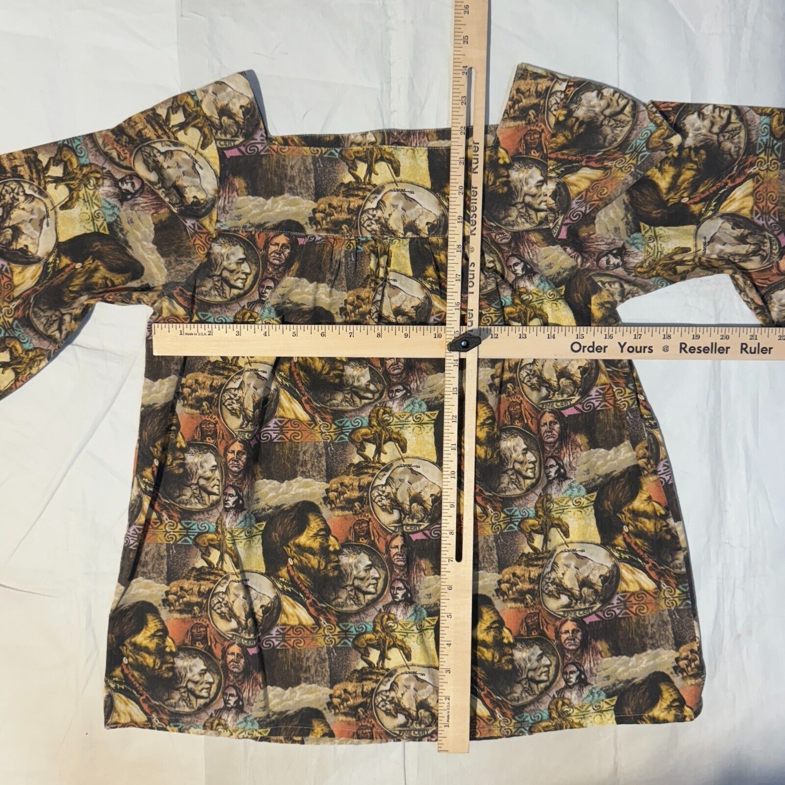 Other Buffalo Nickel Indian Head Womens Blouse Top Samll S Square Size S / US 4 / IT 40 - 3 Thumbnail