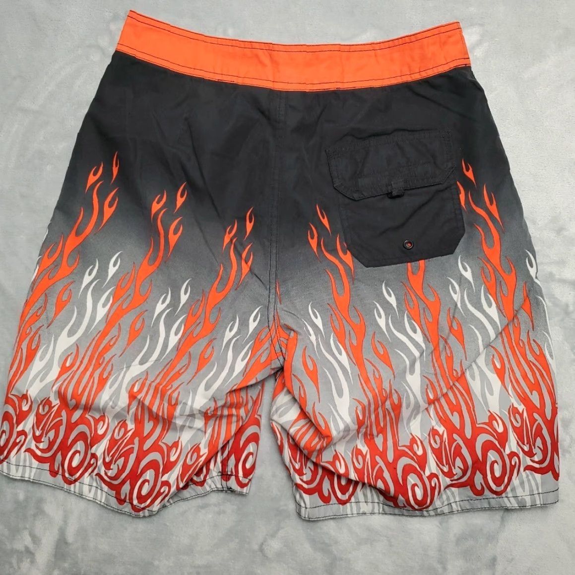 Swims Phys.Sci Board Shorts Men 32 Orange Flame Hybrid Performance Swim Beach Surf Bermuda Casual Summer Moisture Wicking Quick Dry Pockets Logo Size US 32 / EU 48 - 4 Thumbnail