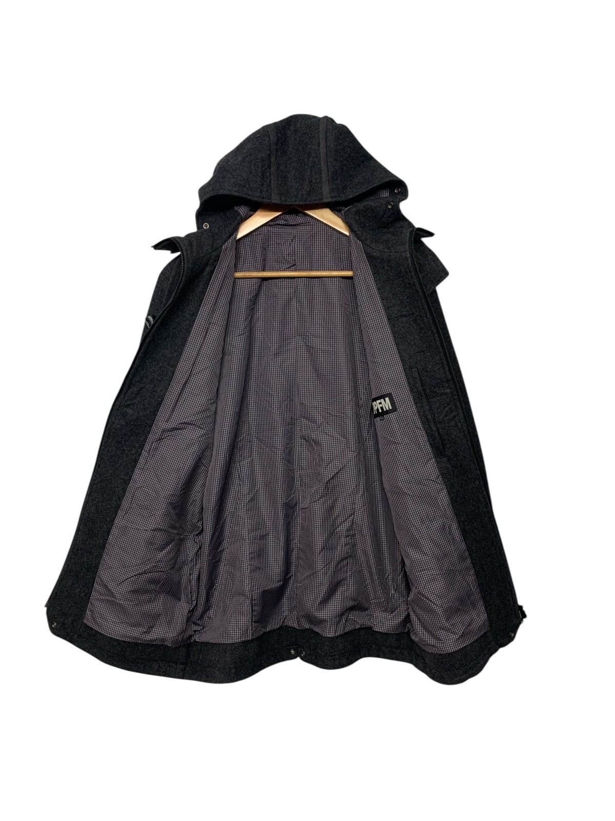 Issey Miyake × Japanese Brand × PPFM Rare PPFM Issey Miyake Wool Zipper Down Jacket Size US L / EU 52-54 / 3 - 3 Thumbnail