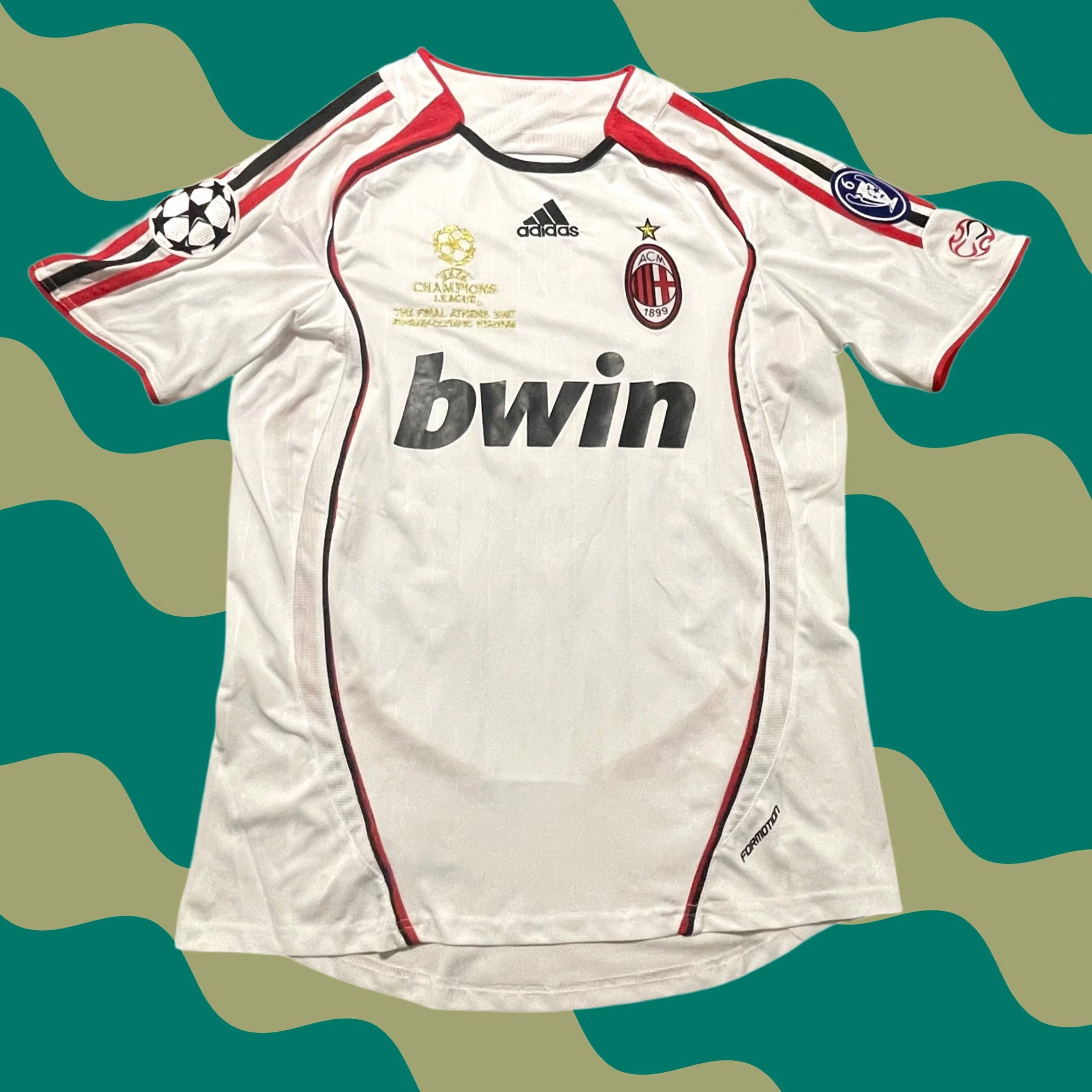 Adidas 2006-07 AC Milan Athens Gattuso final jersey | Grailed