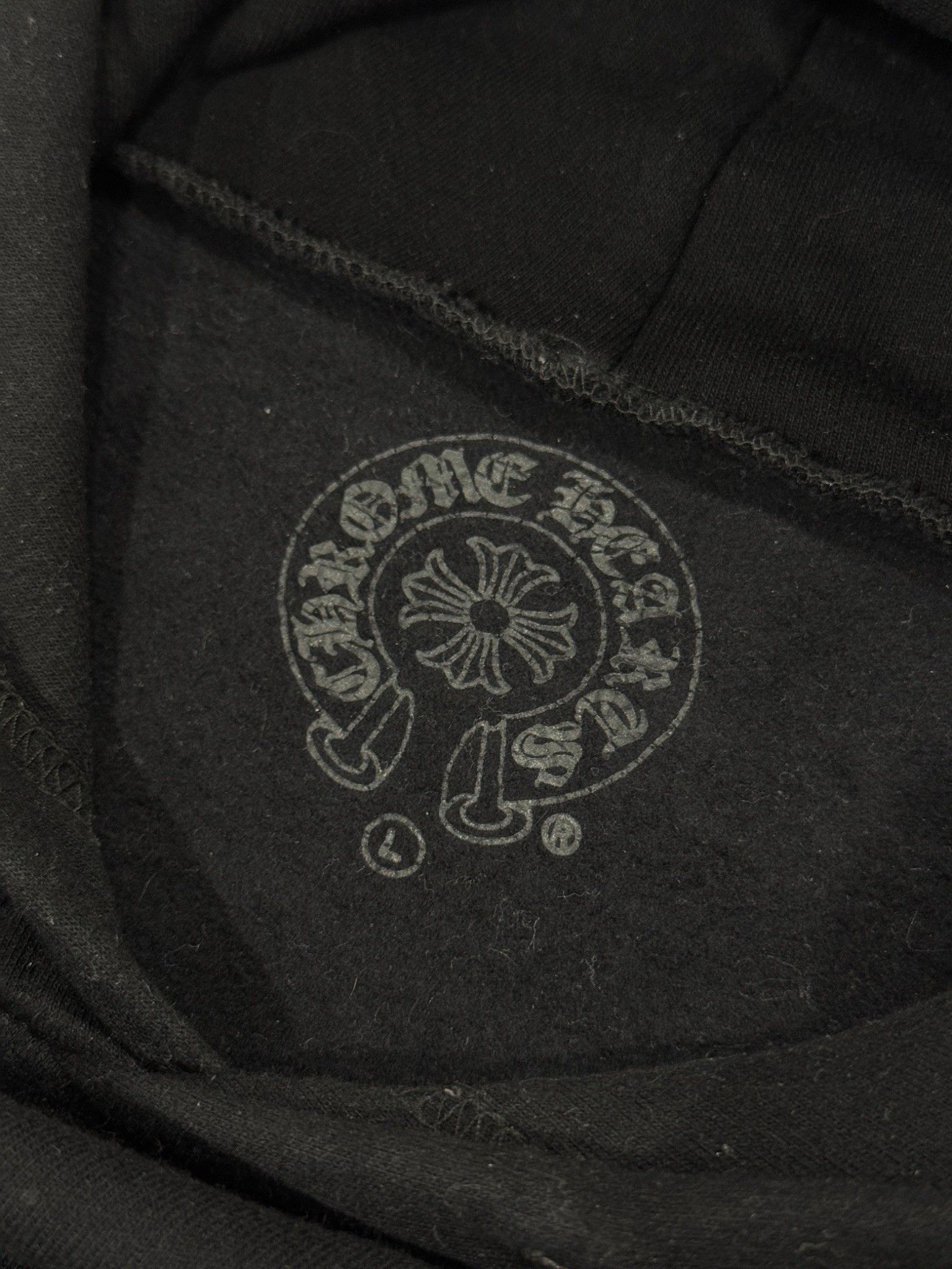 Chrome Hearts Chrome Hearts Horseshoe Floral Pullover Hoodie Black Size US L / EU 52-54 / 3 - 5 Thumbnail