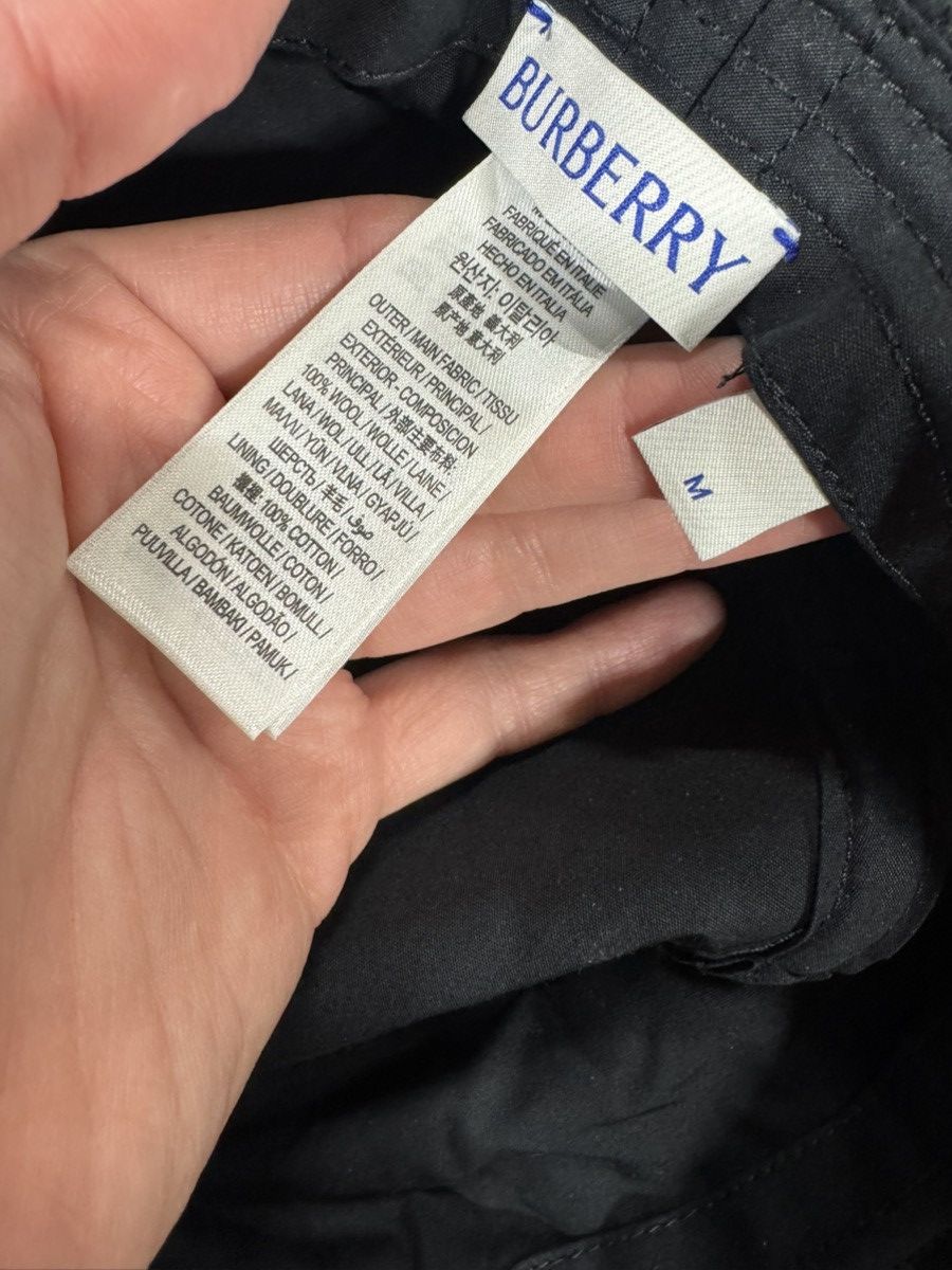 Burberry Burberry Wool Check Bucket Hat 600$ Size ONE SIZE - 6 Thumbnail