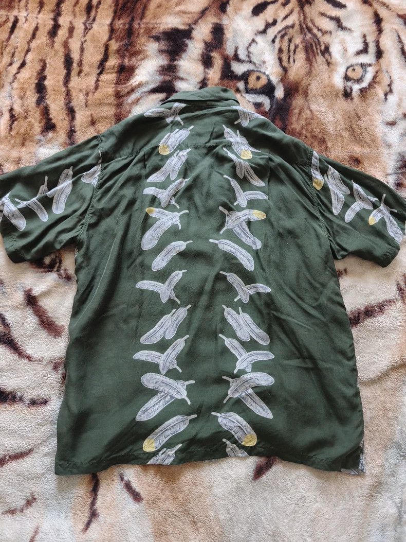 Kapital KAPITAL Eagle Feather Print Short Sleeve Shirt Size US M / EU 48-50 / 2 - 2 Thumbnail