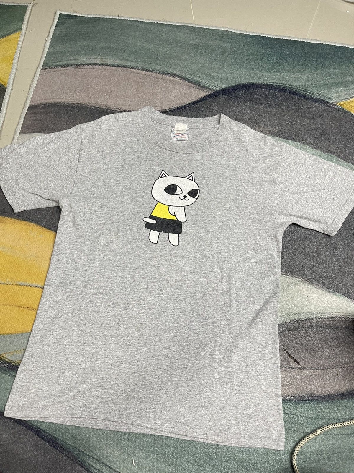 Japanese Brand × Vintage ULTRA RARE NEKOJIRU Japanese Anime Cat Art T Shirt Vintage Size US M / EU 48-50 / 2 - 6 Thumbnail