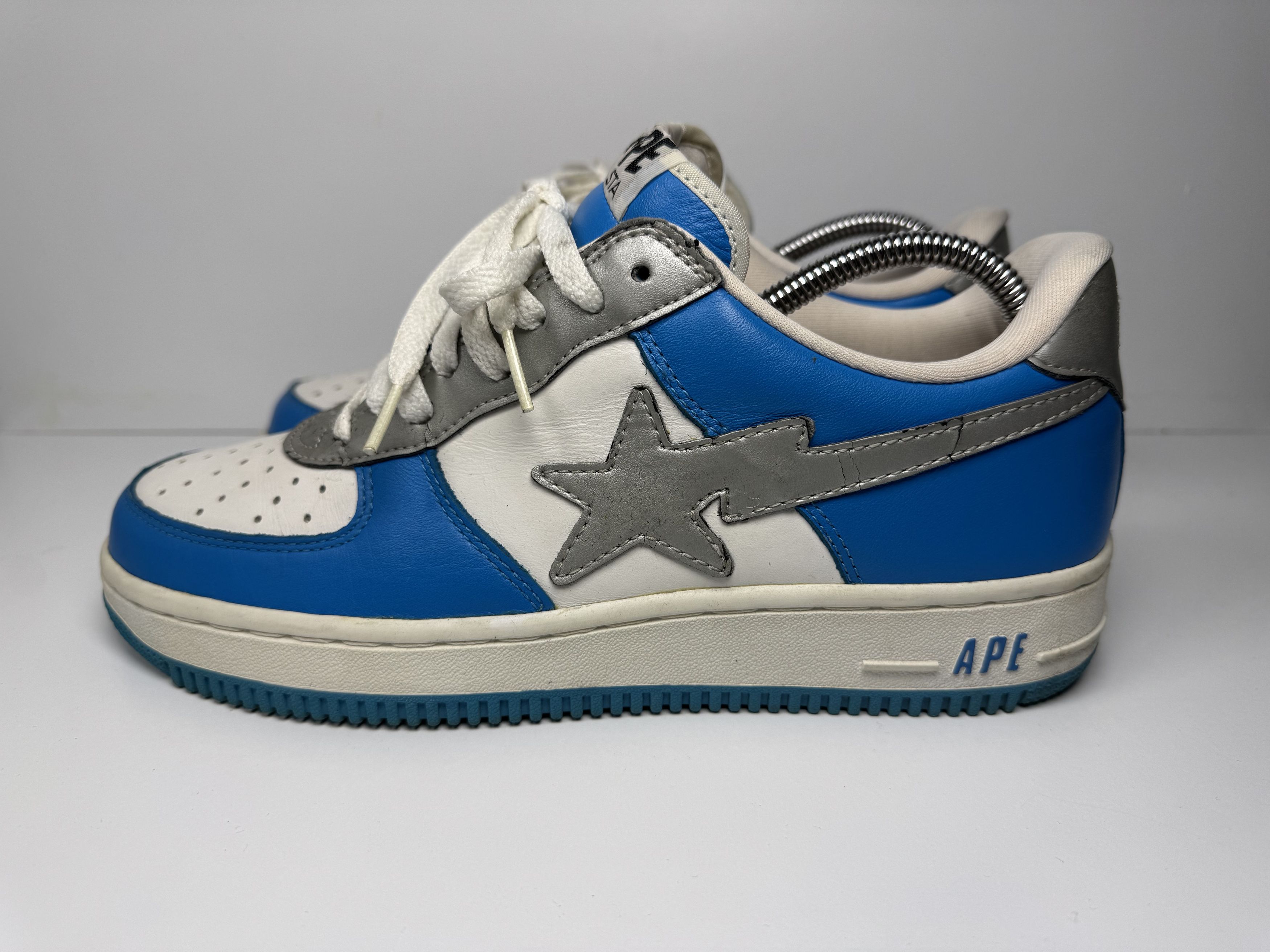 Bape FS-001 Bapesta Baby Blue/Silver 9.5 Size US 9.5 / EU 42-43 - 1 Thumbnail