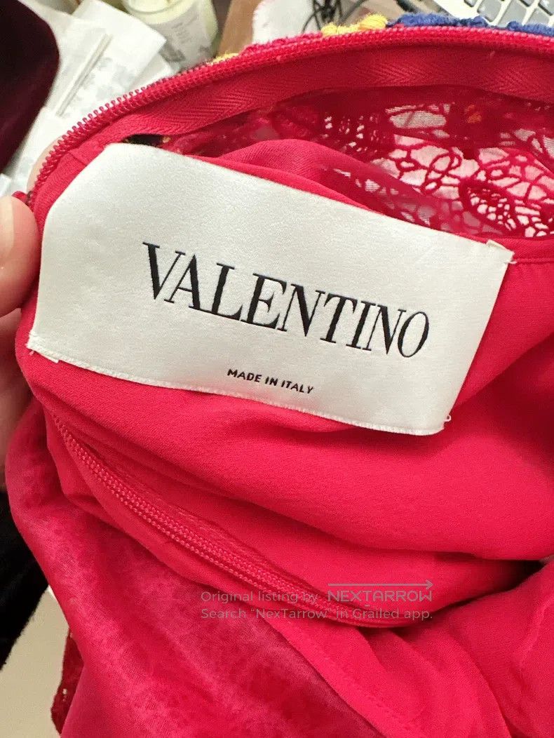 Valentino Valentino Reworked lace dress Size S / US 4 / IT 40 - 4 Thumbnail