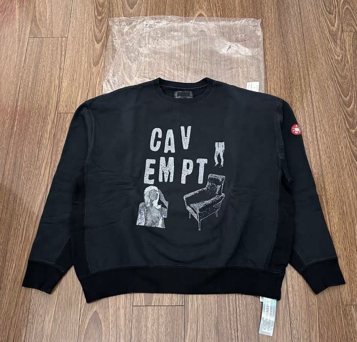 Cav Empt Cav Empt OVERDYE SIDE D KNIT LONG SLEEVE | Grailed