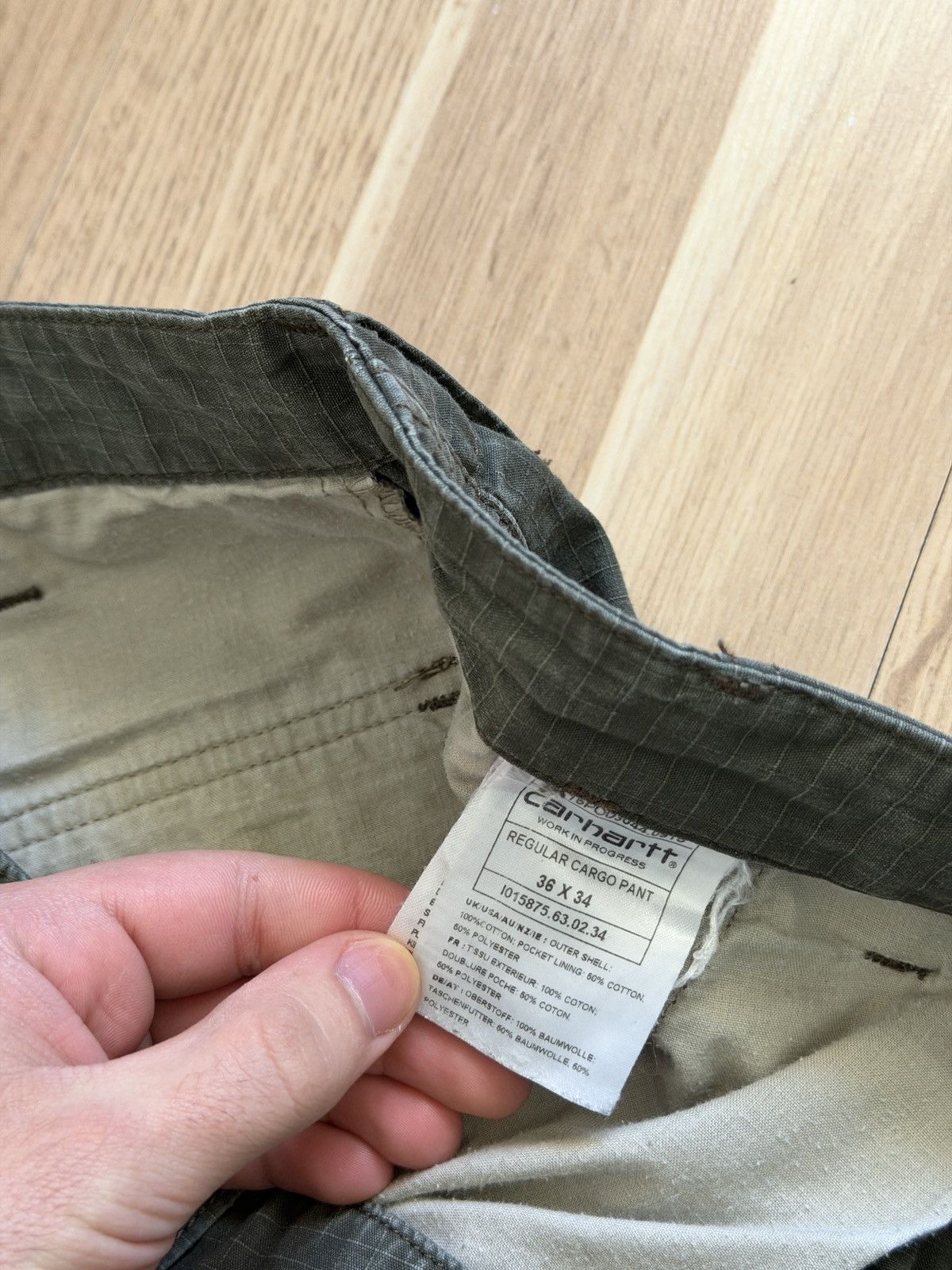 Carhartt Carhartt cargo regular pants vintage workwear khaki 2000s Size US 34 / EU 50 - 7 Thumbnail