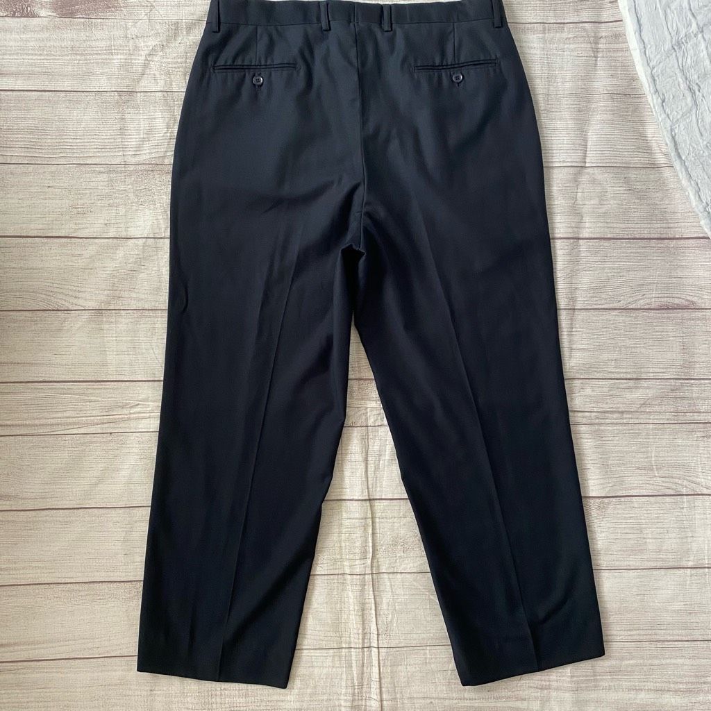 Giorgio Fiorelli Giorgio Fiorelli men 38/30 super Luxe pleated dress pants bl Size US 38 / EU 54 - 8 Thumbnail