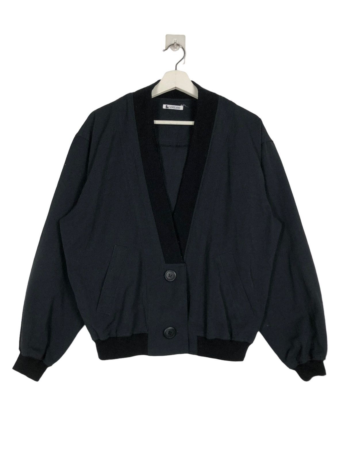 Issey Miyake 🔥 VINTAGE LOVELAND ISSEY MIYAKE VNECK BOMBER JACKET Size US M / EU 48-50 / 2 - 2 Thumbnail