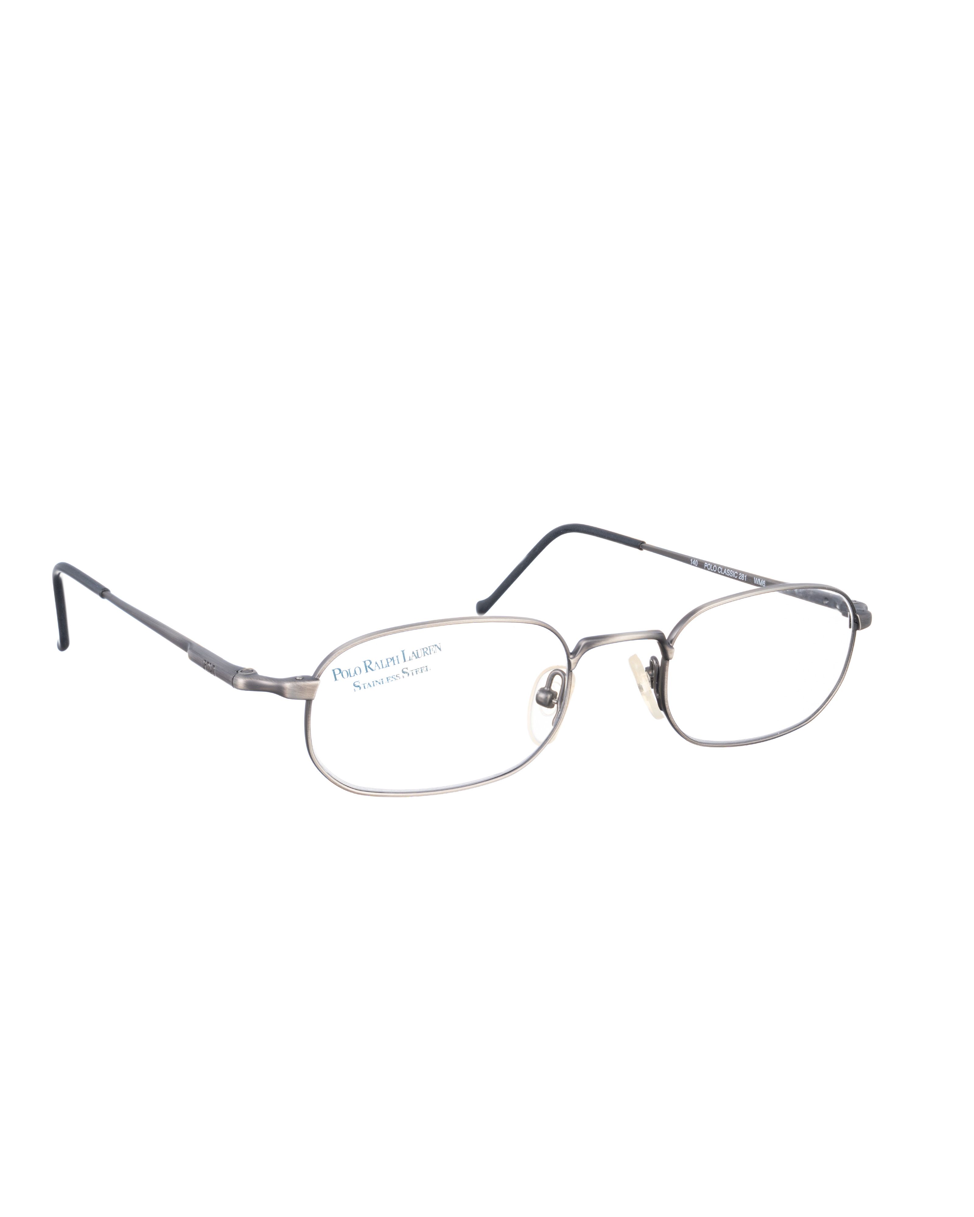 Polo Ralph Lauren Polo Ralph Lauren 00s Dark Matte Silver Retro Glasses Size ONE SIZE - 1 Thumbnail